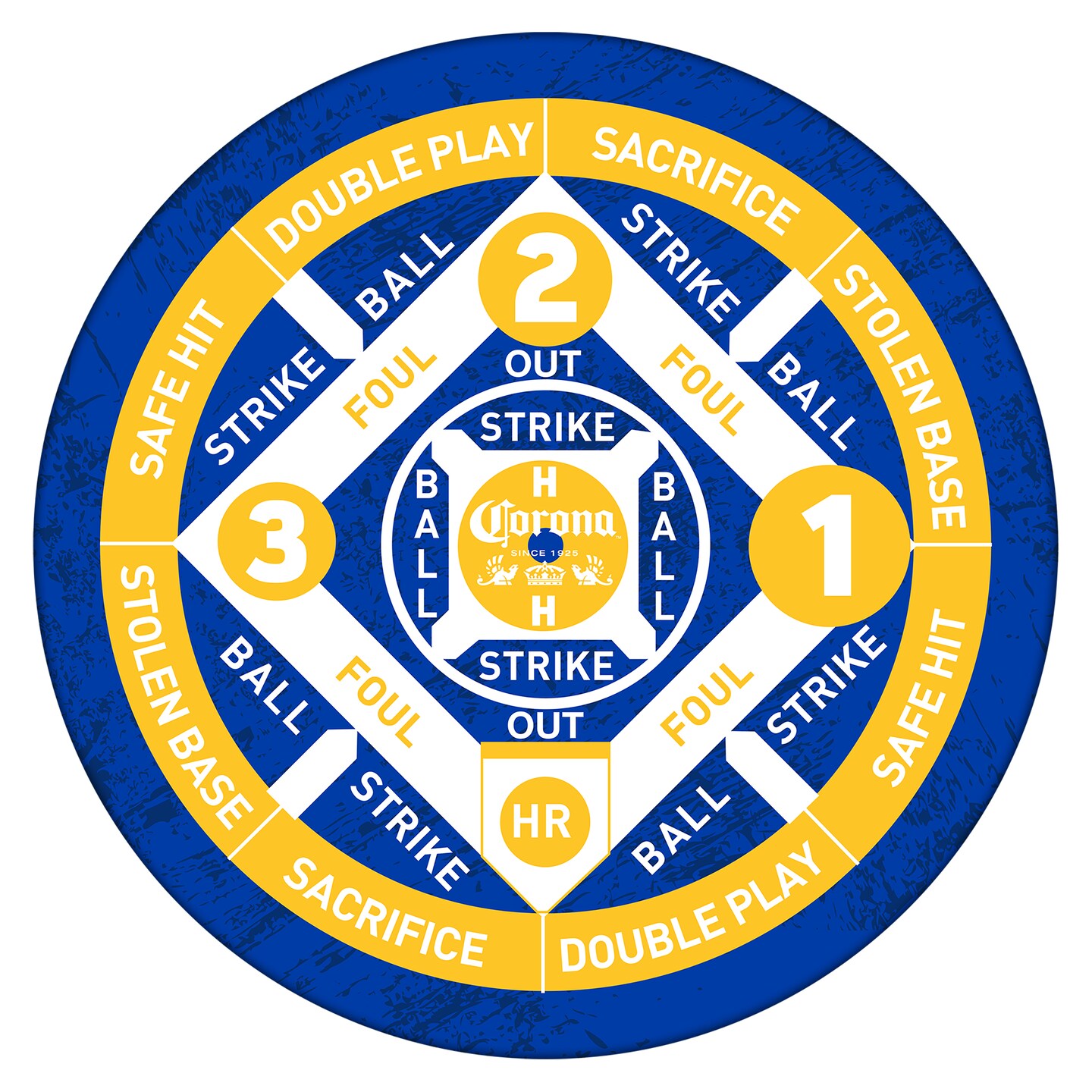 Hedstrom - Corona 2 in 1 Paperwound Dartboard