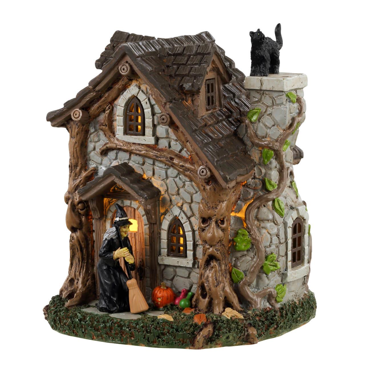 Lemax Spooky Town Wanda&#x27;s Cottage Halloween Village Building