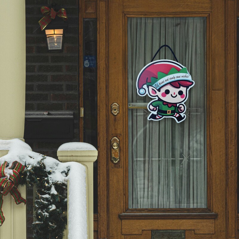 Elf Door Hanger