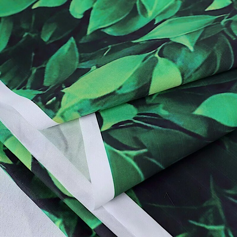8 ft x 8 ft Printed Vinyl Greenery Banner Photo Backdrop Party Event Decorations