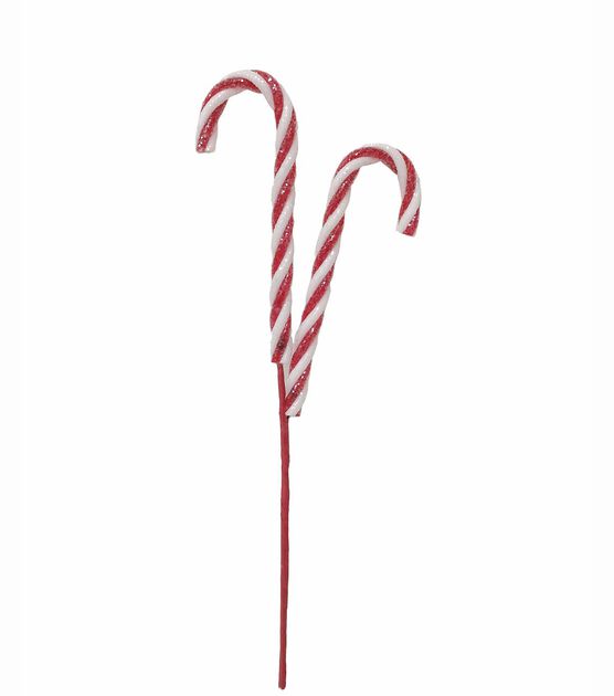 10&#x22; Peppermint Spiral Pick - Festive Holiday Decoration