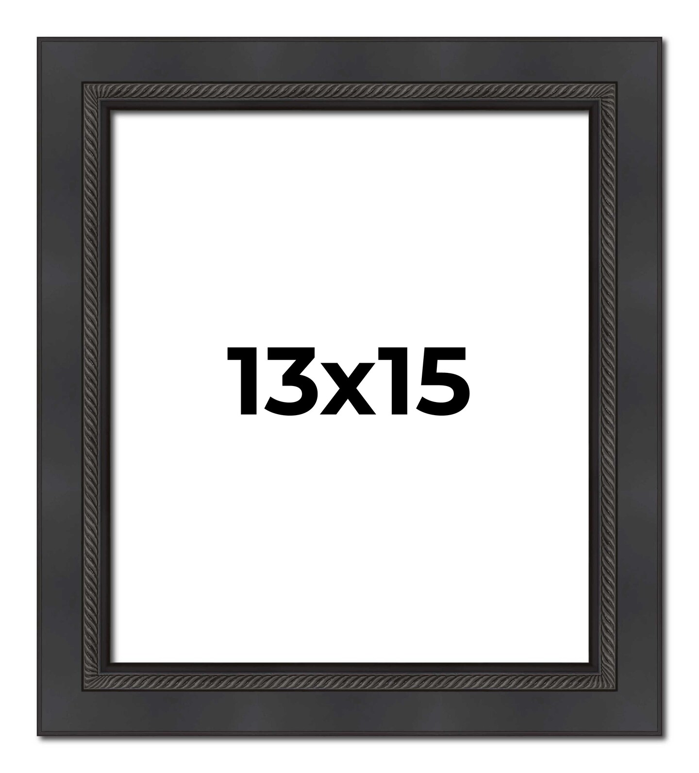 13x15 Traditional Picture Frame with UV Resistant Acrylic Acid Free Backing Available in 3 Finishes Black Brown Gold Michaels