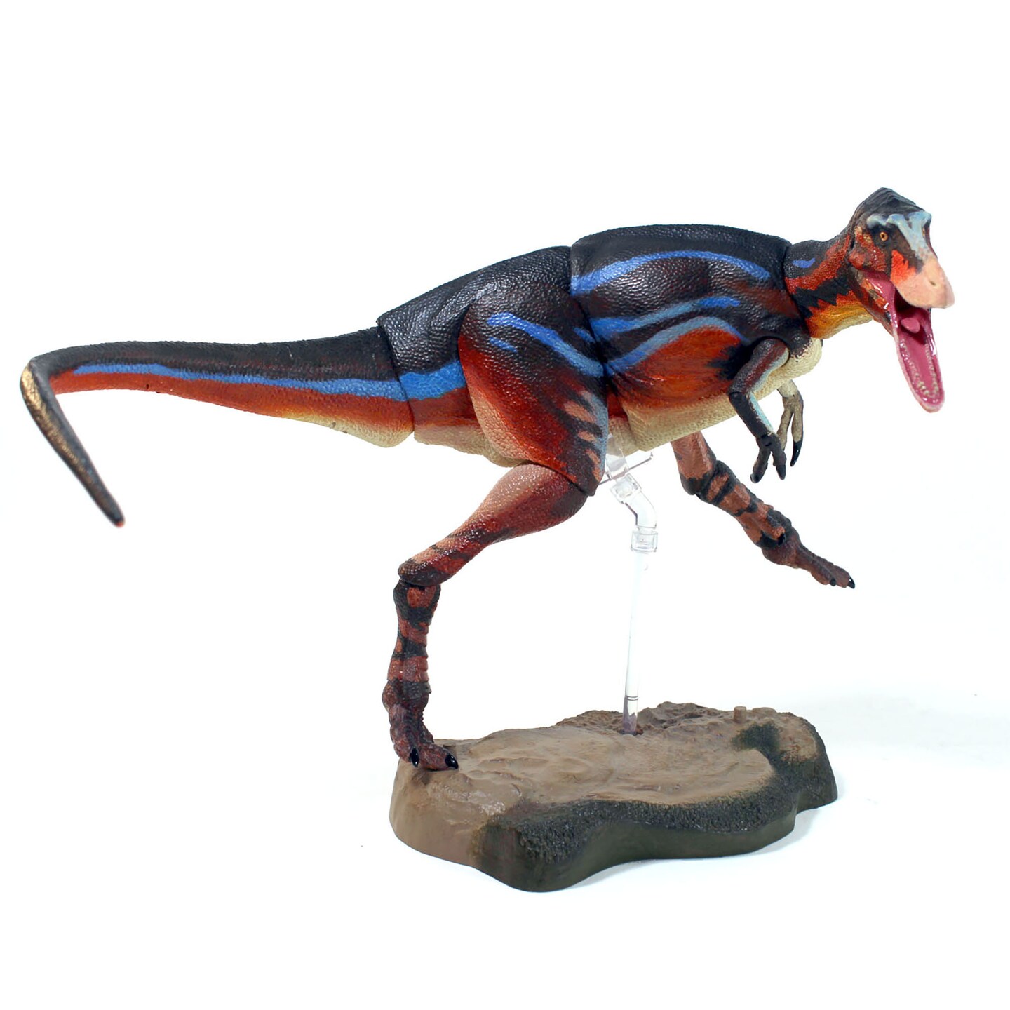 Beasts of the Mesozoic: Qianzhousaurus Sinensis - 1/18th Scale T-Rex Dinosaur Action Figure - 12" Articulated Collectible Miniature, Detailed Base