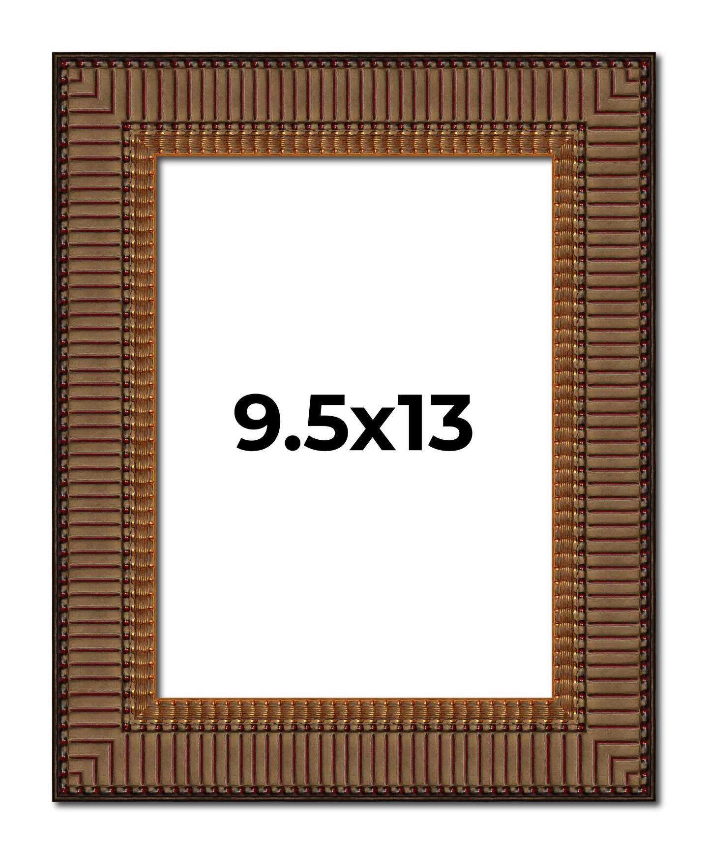 Photo Size Museum Black Picture Frame - UV Acrylic, Foam Board Backing, Hanging Hardware