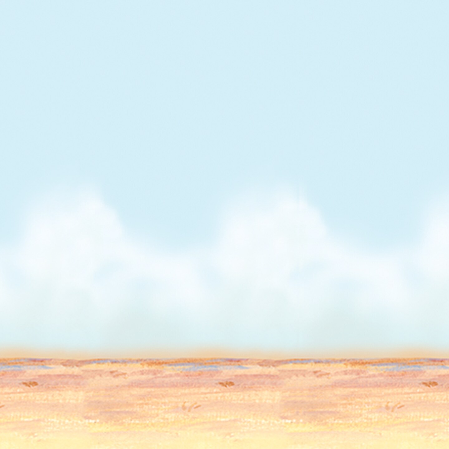 Beistle 4Feet x 30Feet Desert Sky &#x26; Sand Backdrop - 6 Pack