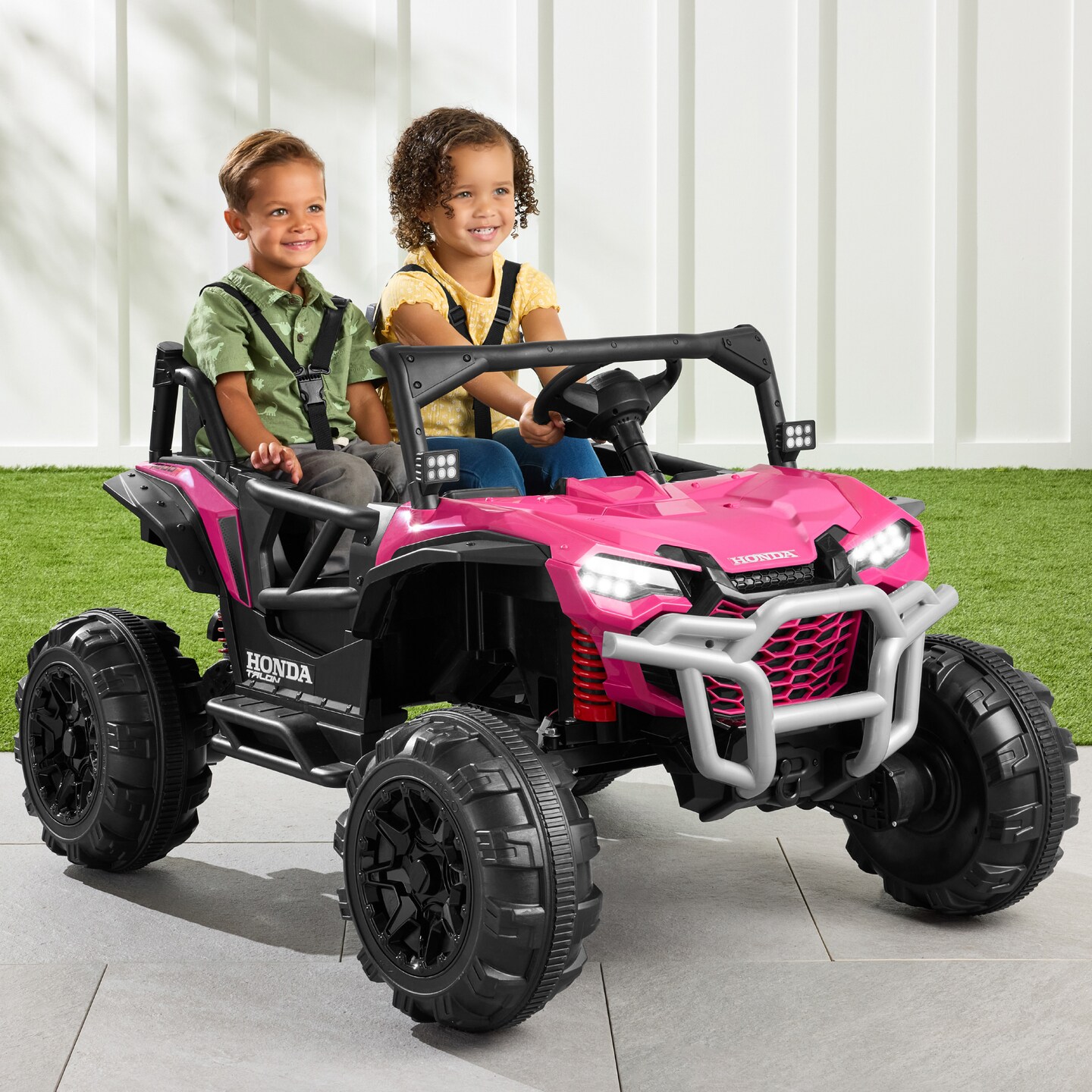 Best Choice Products Kids 24V Electric Ride-On UTV, Officially Licensed Honda Talon w/ Remote, LED Lights