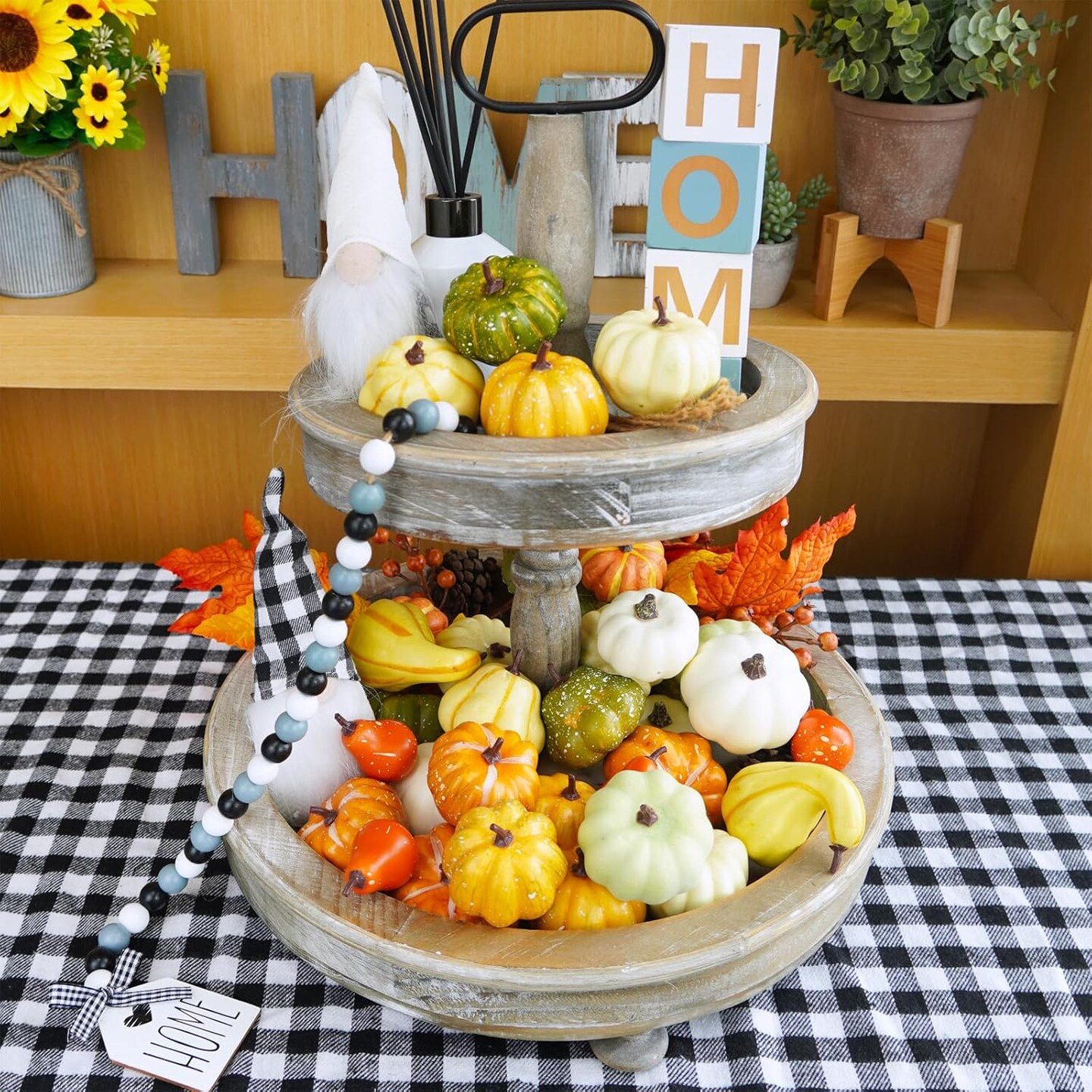 Artificial Pumpkins Gourds Squashes Decorative Fall Pumpkins