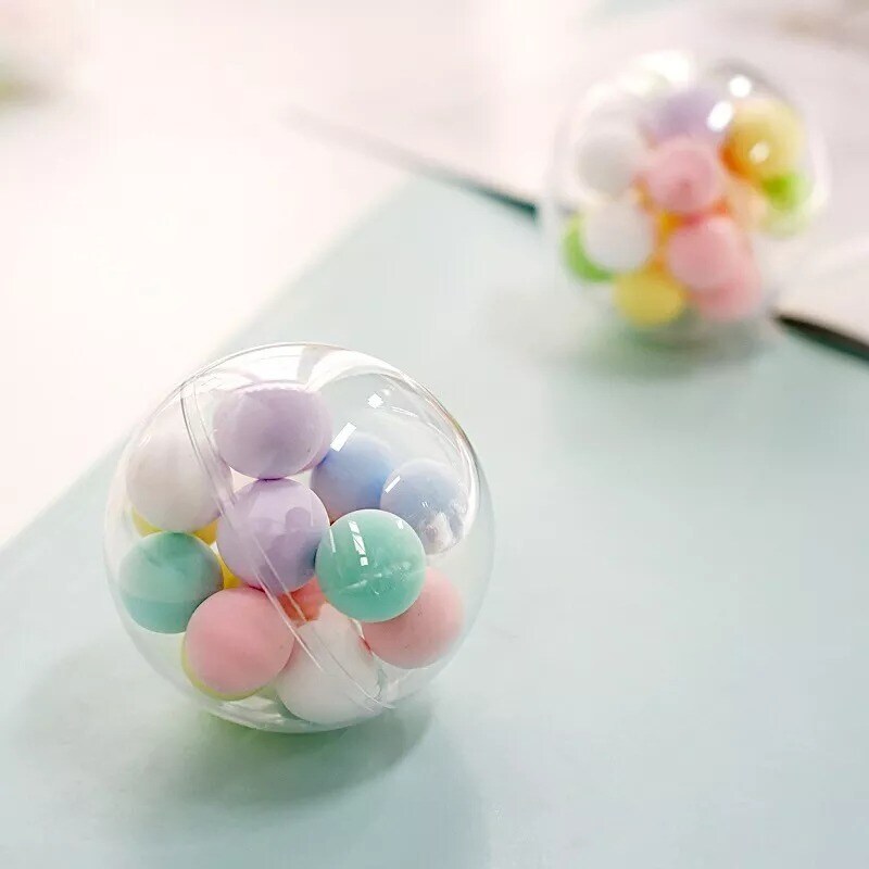 36 pcs 3" Round Mini Ornament Balls Favor Holders Wedding Party Home Supplies