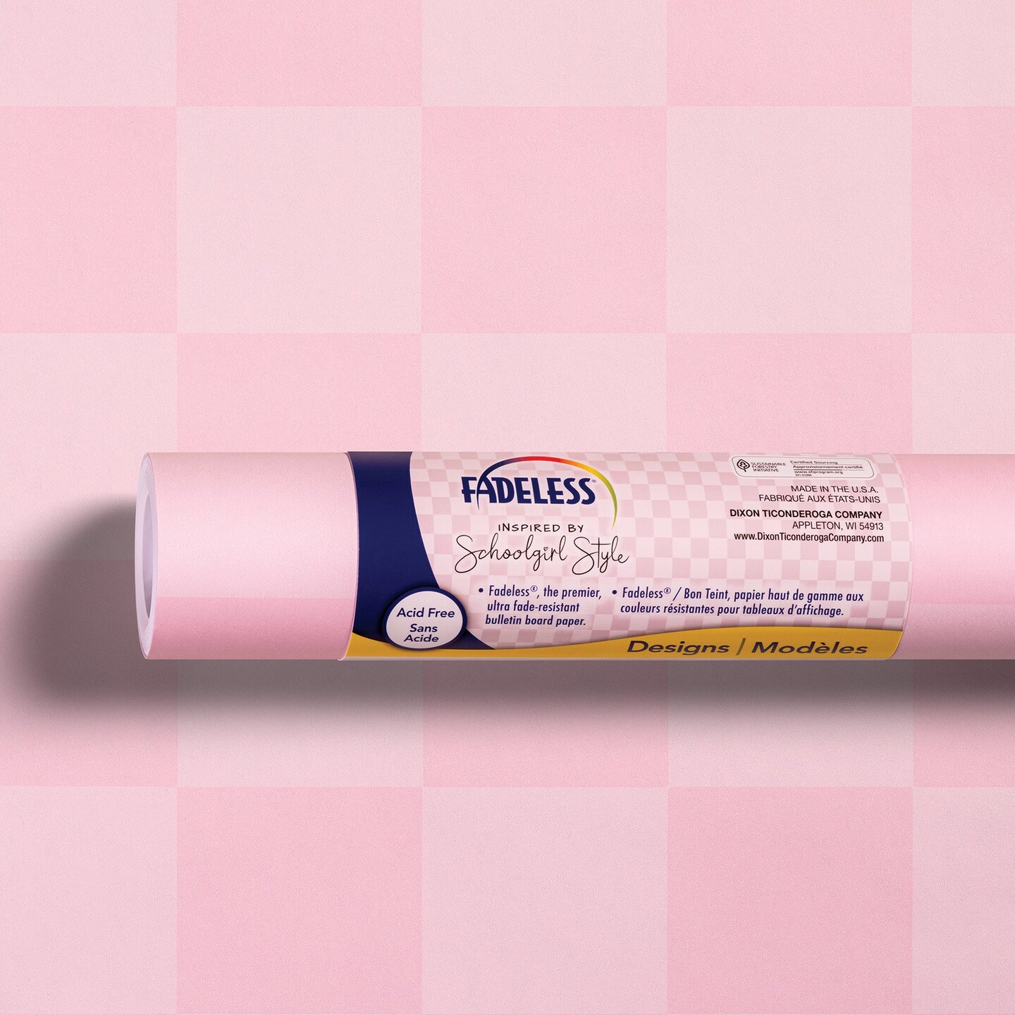 Schoolgirl Style Bulletin Board Paper, 48&#x22; x 50&#x27;, Cake Pop