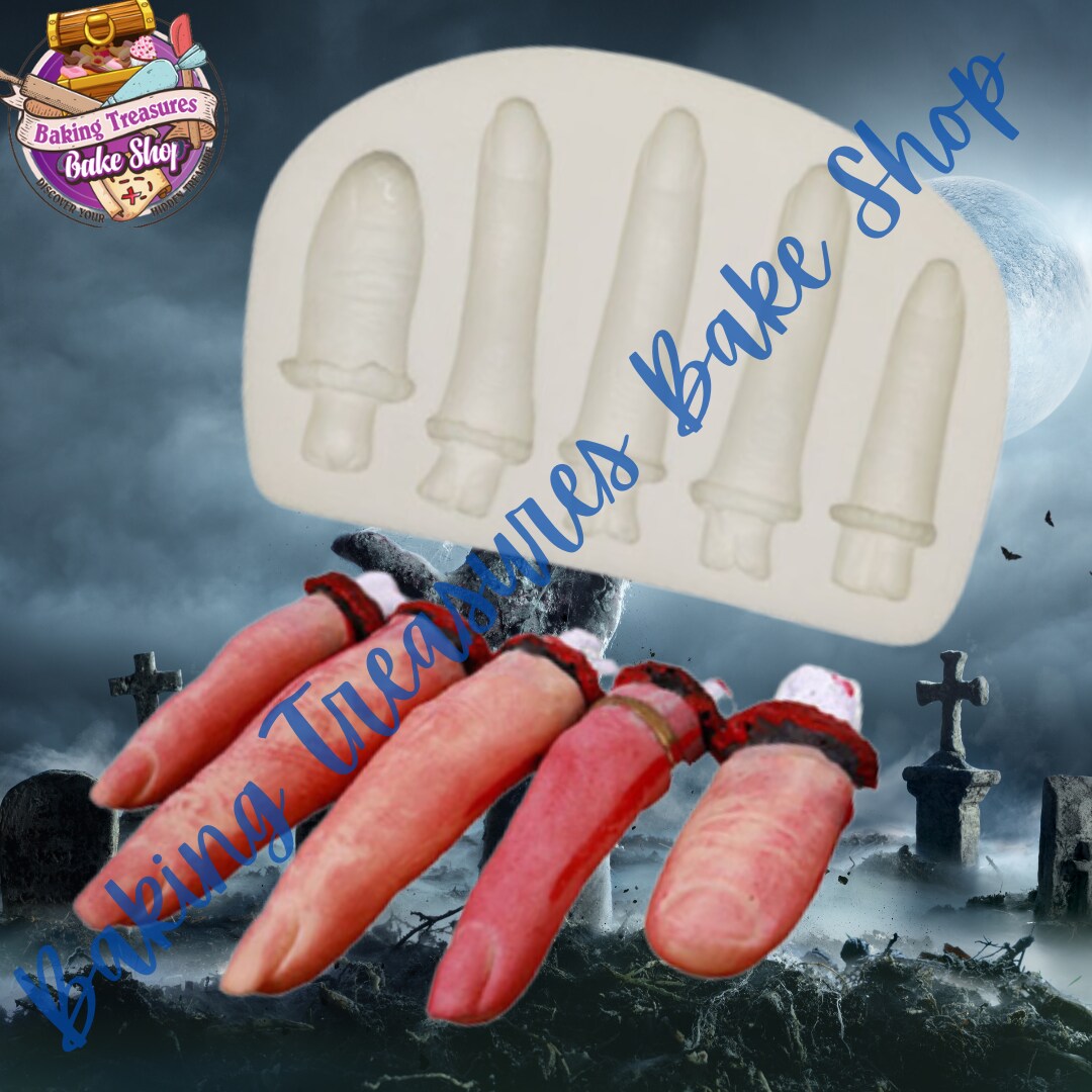 Halloween Zombie Fingers Silicone Mold