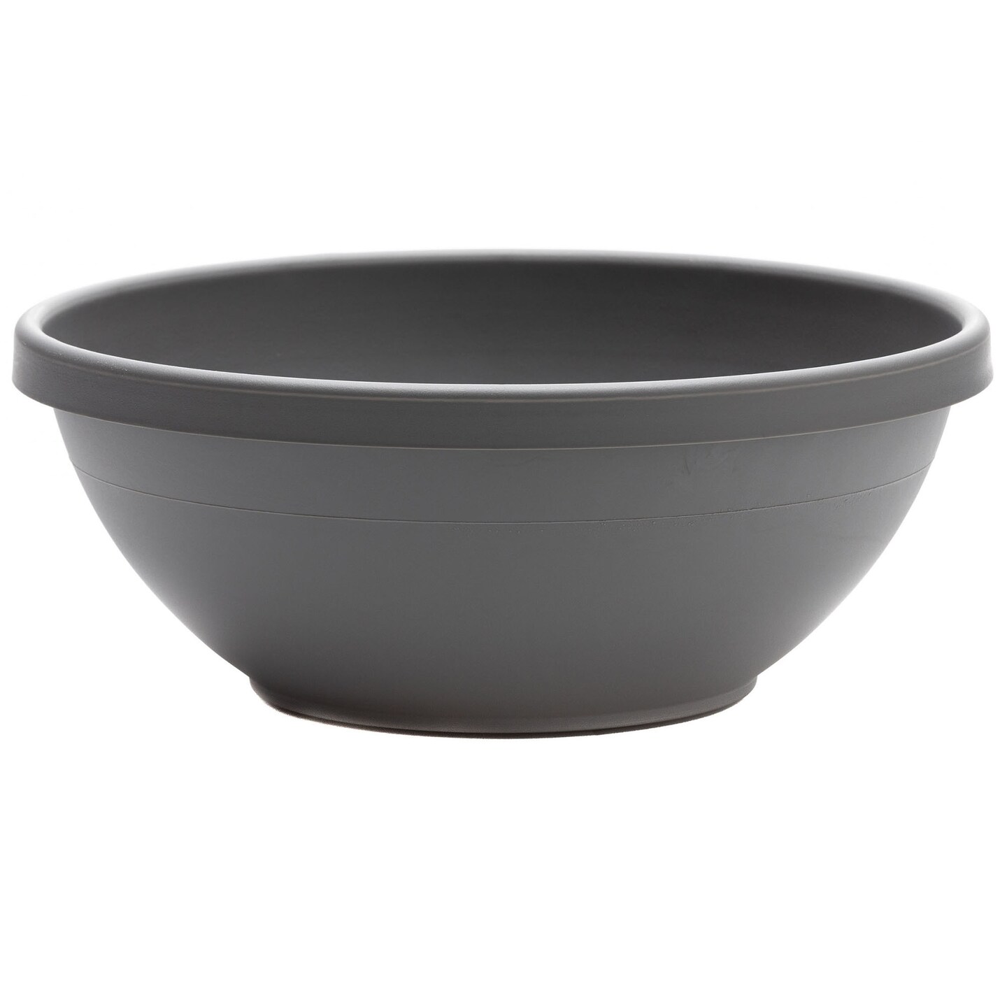 Bloem Terra Plant Bowl Planter 14&#x22; - Charcoal