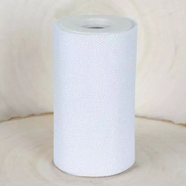 6&#x22; x 10 yards Polyester Burlap Fabric Bolt Wedding Party DIY Decorations Crafts