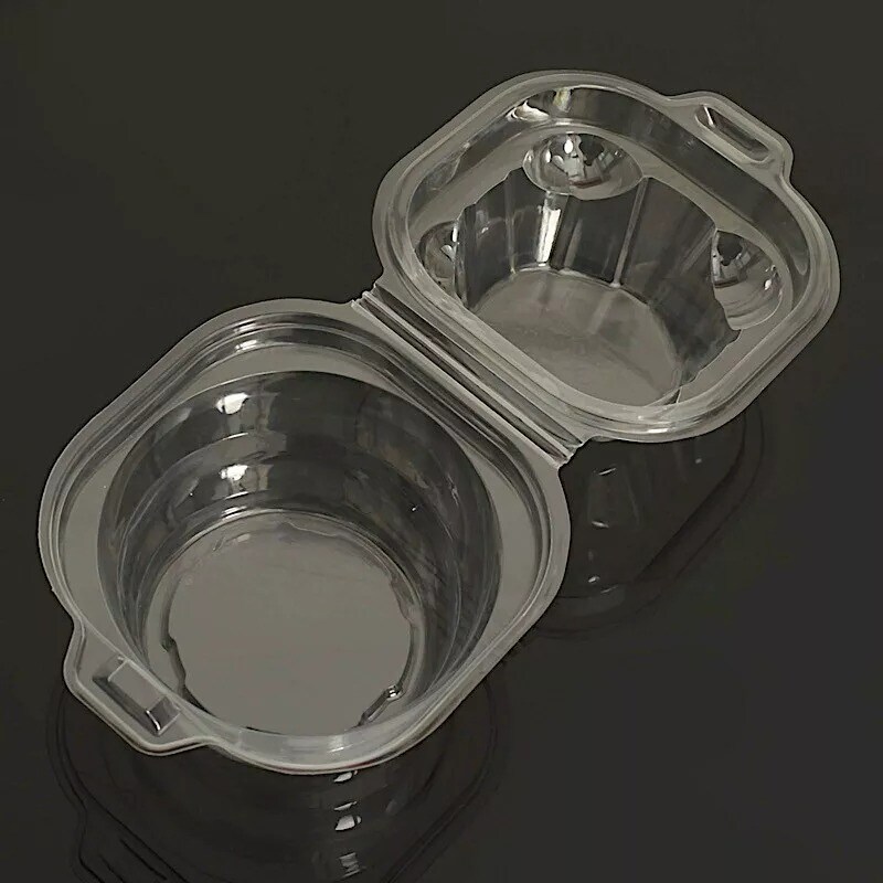 25 Clear Disposable Plastic Cupcake Boxes Dome Lid Party Events Home Decorations