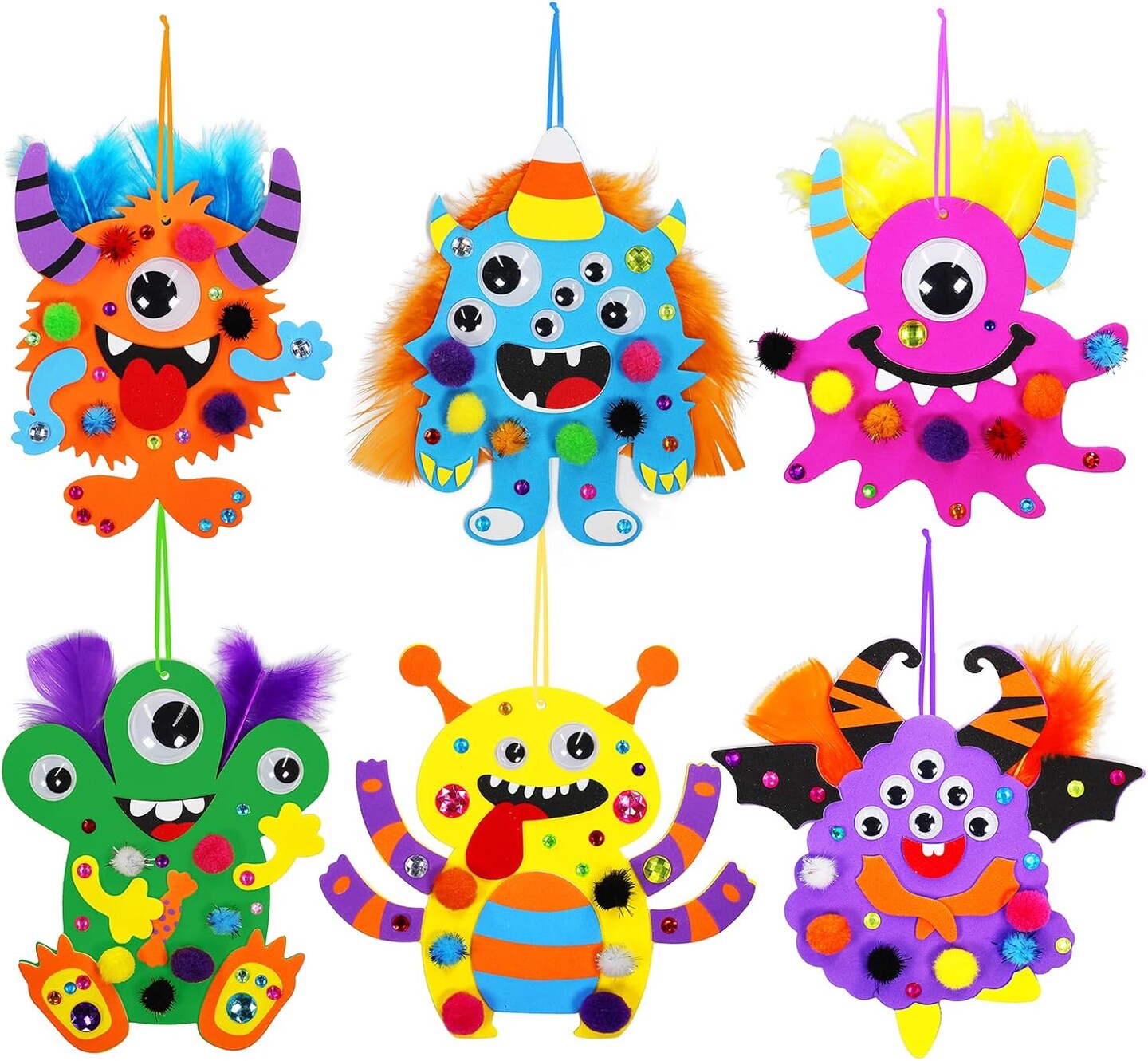 24 Sets Halloween Craft Kits Fall Kids