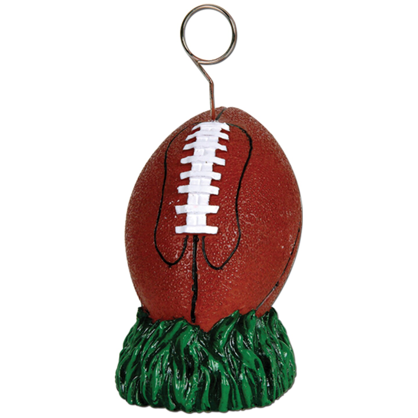 Beistle 6oz Football Photo/Balloon Holder - 6 Pack