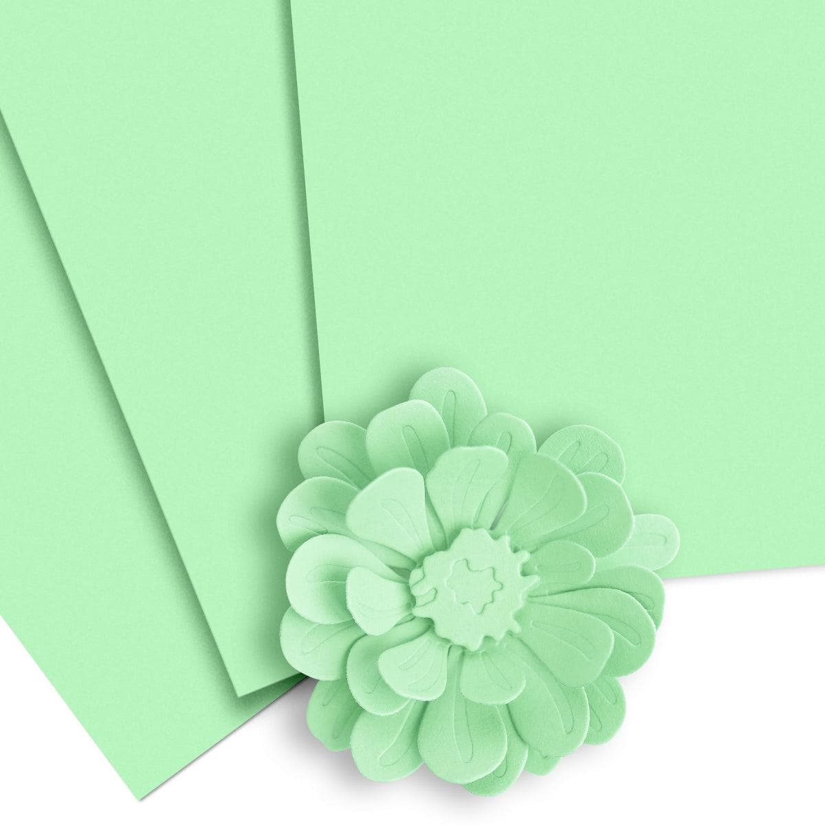 Crafty Necessities: Minty Mint Cardstock (10 sheets/set)