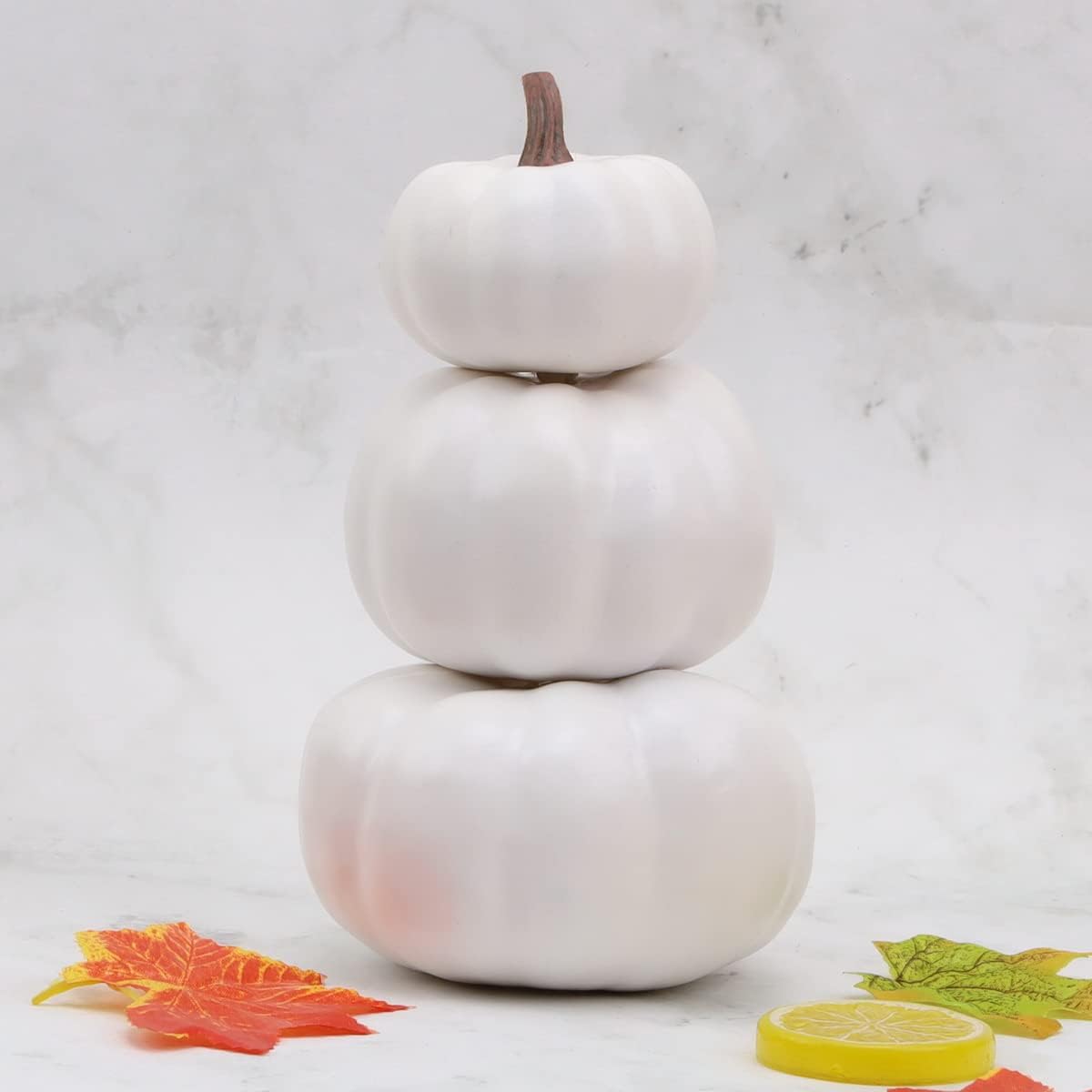 Artificial Halloween Decoration DIY Crafts Paintable Pumpkin for Home Party Table Kitchen Wedding Decorating