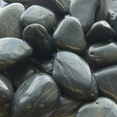 Panacea Polished River Rocks 32oz-Black