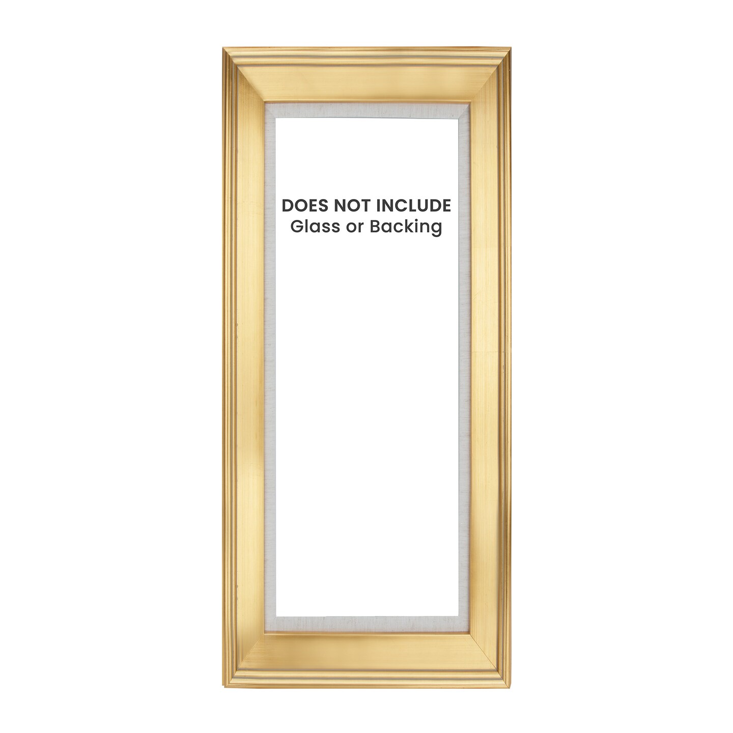 Creative Mark Elegant Plein Aire Gold Frame with Linen Liner | Ornate Picture Frames | High-End Open-Back Frame | Vintage Photo Frame | Gessoed Wood | 3-inch Wide Moulding | No Glass or Backing