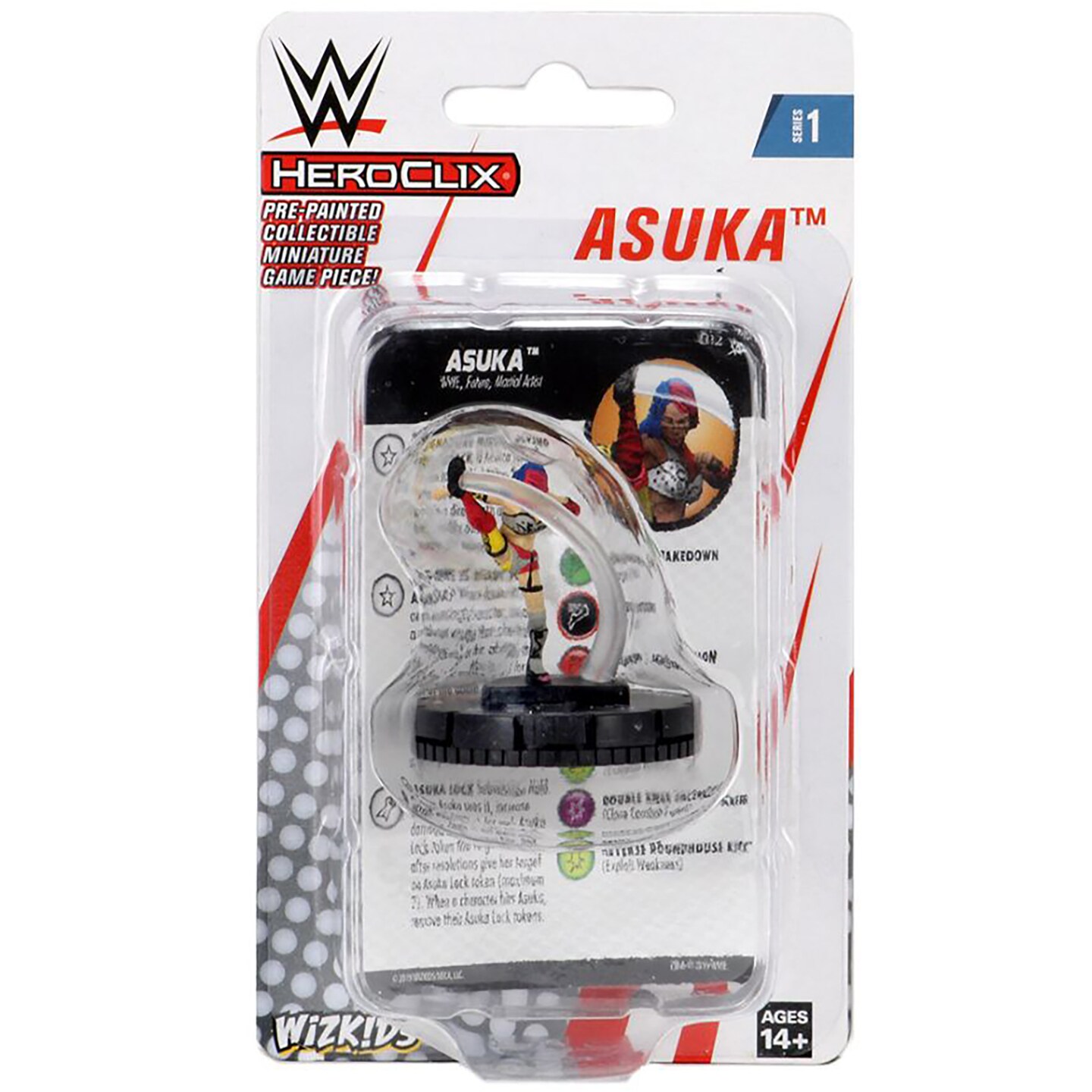 WWE HeroClix: Asuka Expansion Pack - Miniatures Game, WizKids, Ages 14+, 2+ Players, 30+ Min