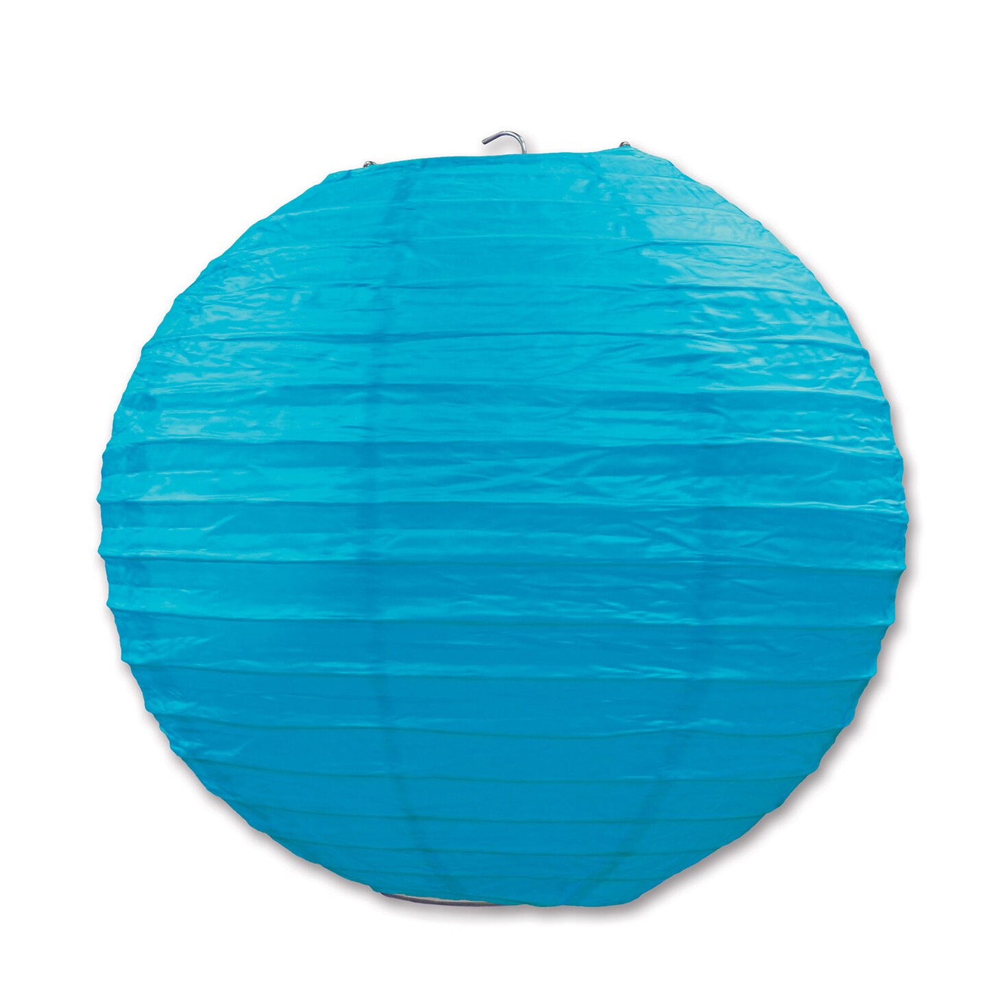 Beistle 9&#xBD;in. Paper Lanterns - Teal - 6 Pack
