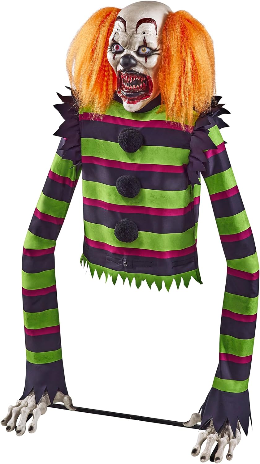 Spirit Halloween 4.2 Ft Poor George Animatronic | Decorations | Animated | Flipping Torso Motions | Plays Sounds