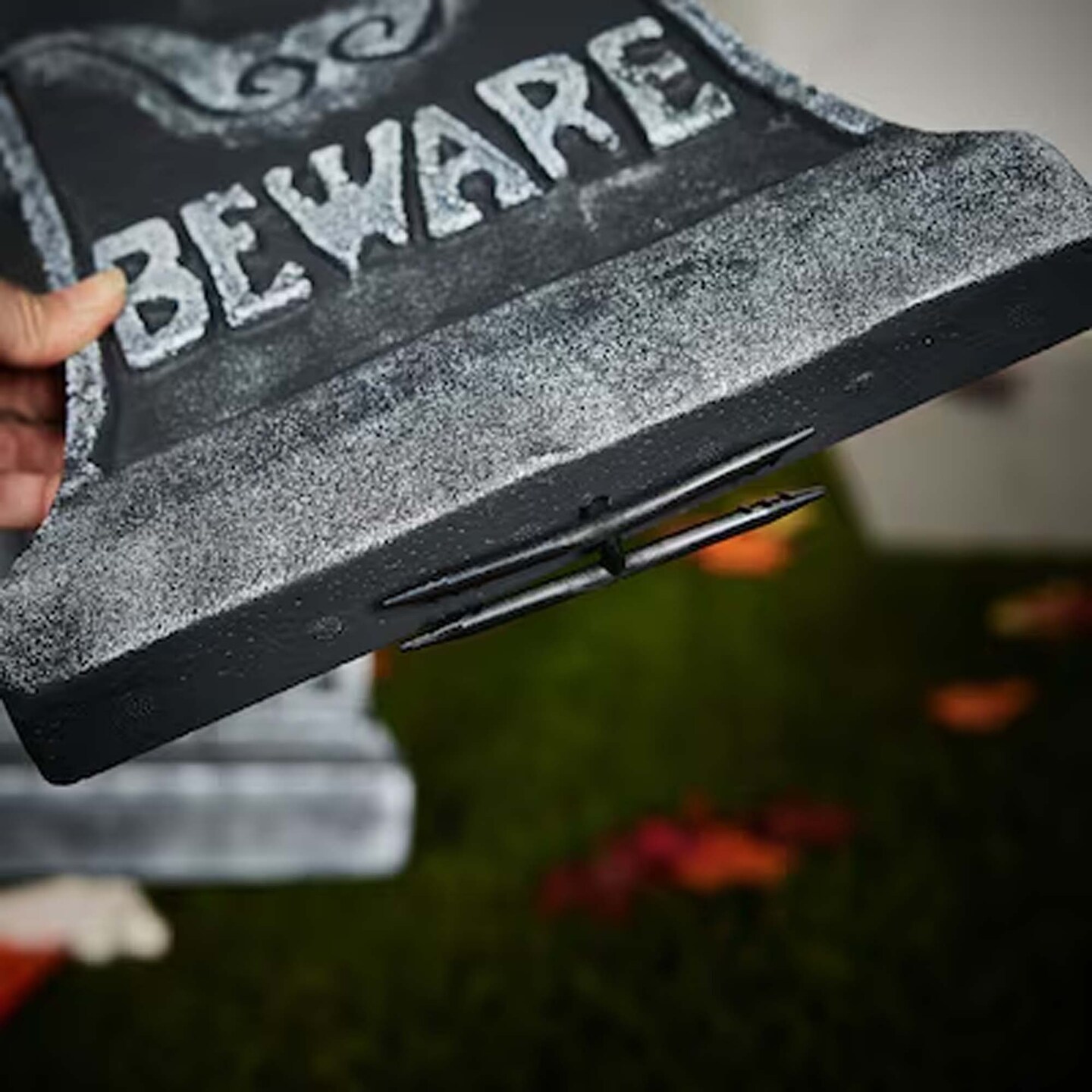 1.5 FT Haunted Beware RIP Yard Tombstones for Halloween