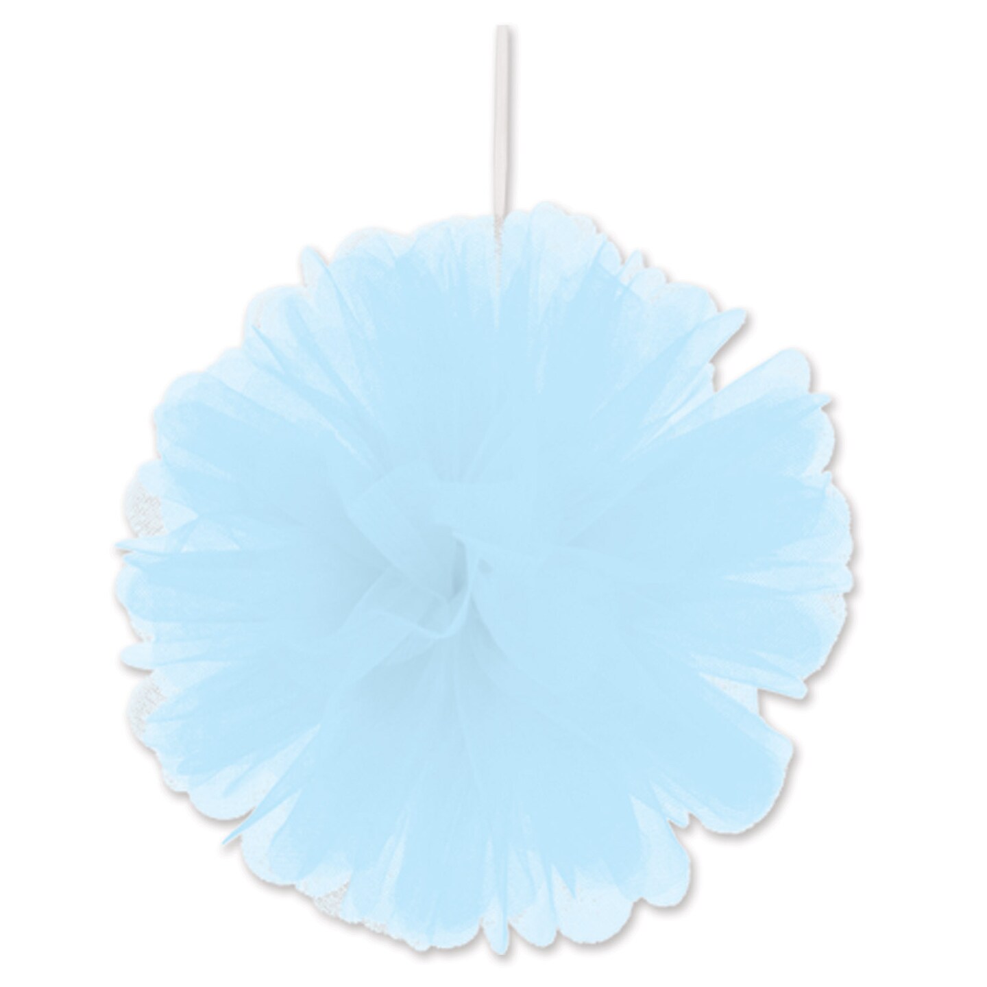 Beistle 8in. Light Colored Tulle Balls - 12 Pack