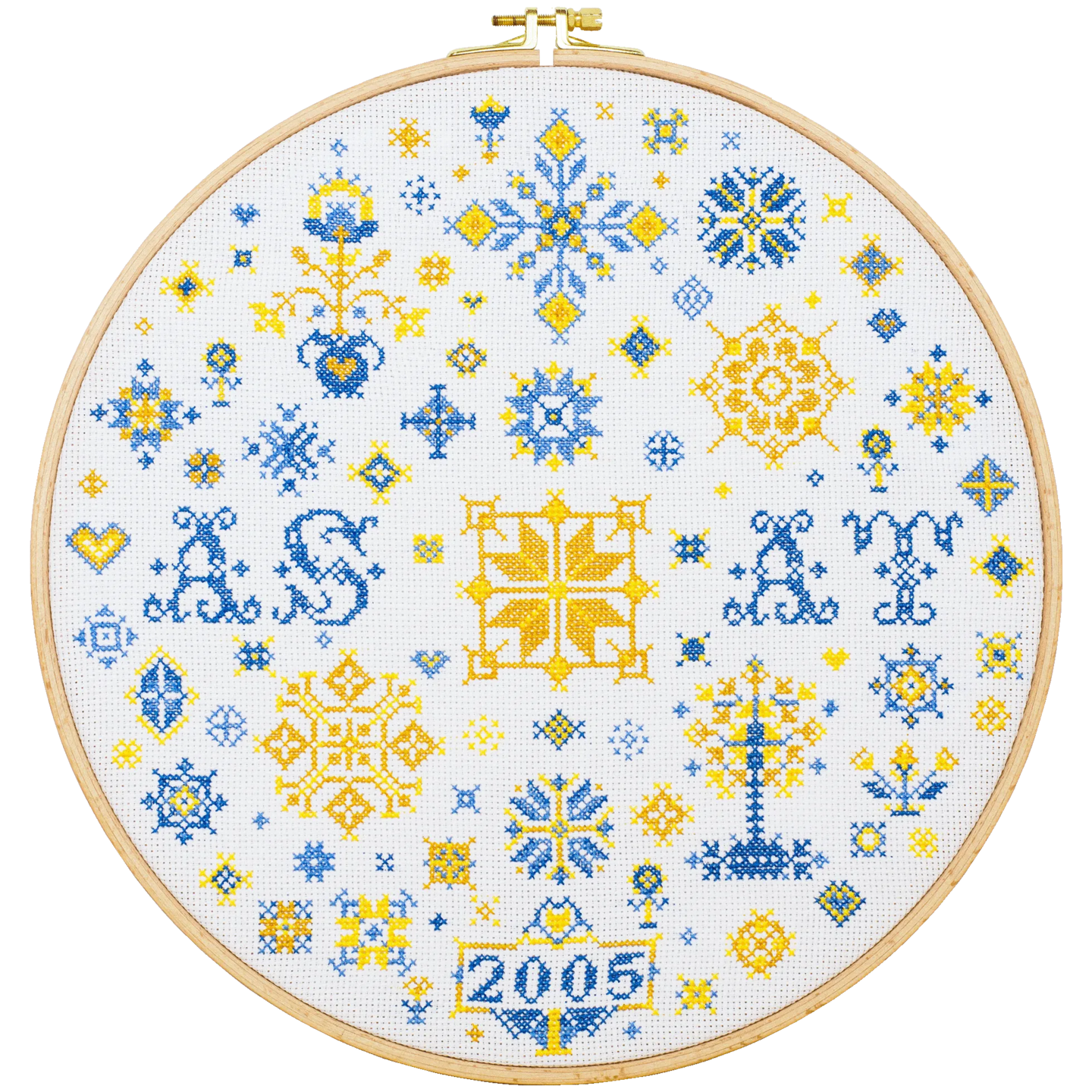 Cross-stitch kit Family sampler