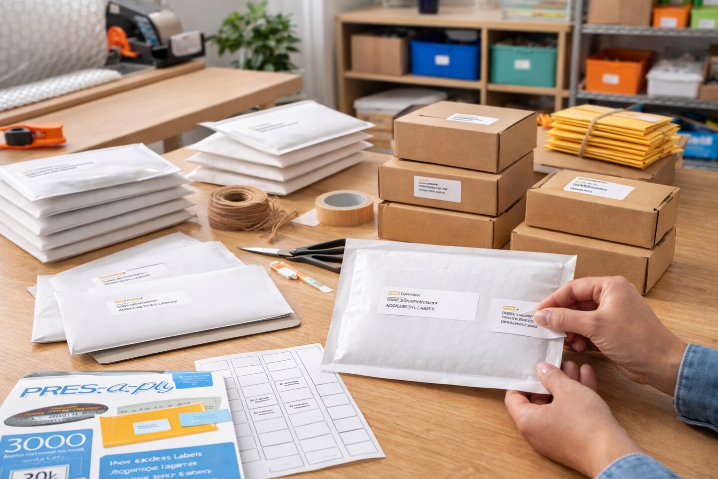 Address Labels 1" x 2-5/8" White – 3000 Pack Laser & Inkjet Printable Mailing Labels, 100 Sheets, 30 Labels Per Sheet