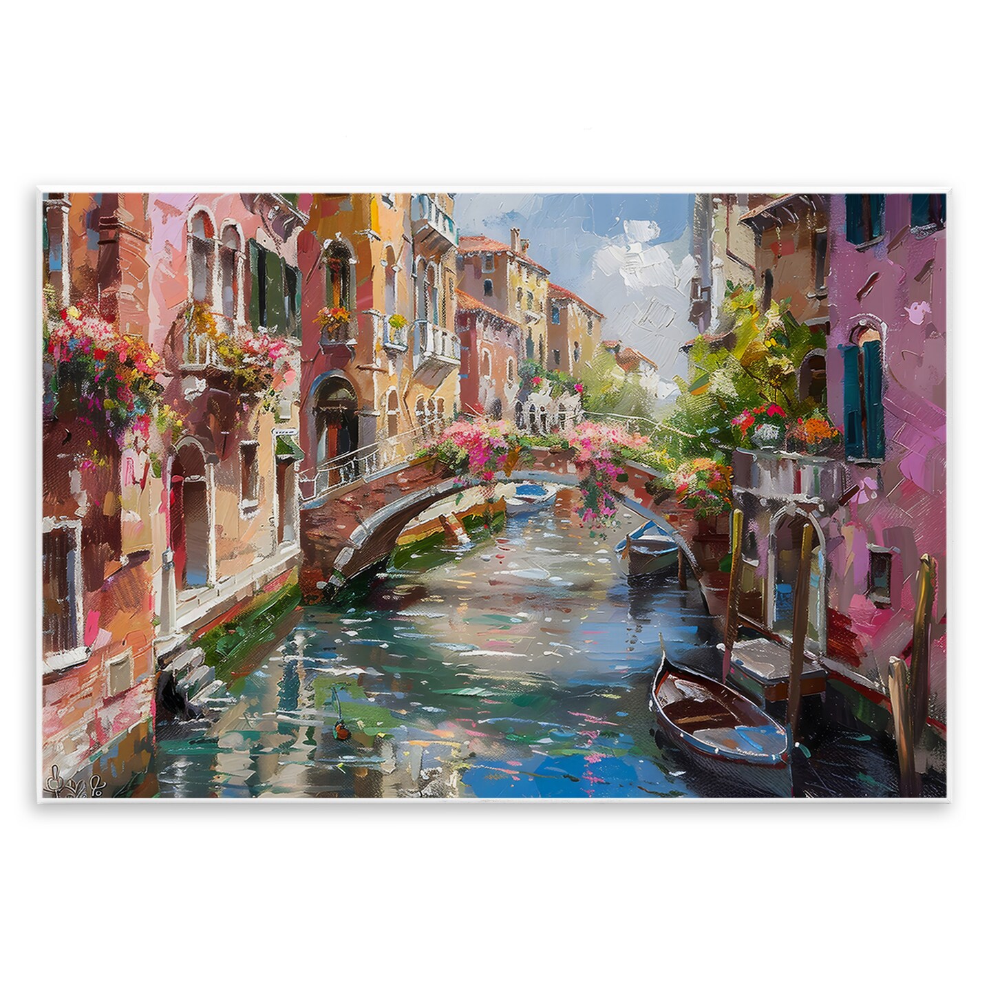 Stupell Industries Reflections of Venice Wall Plaque, design by LSR Creative Studio