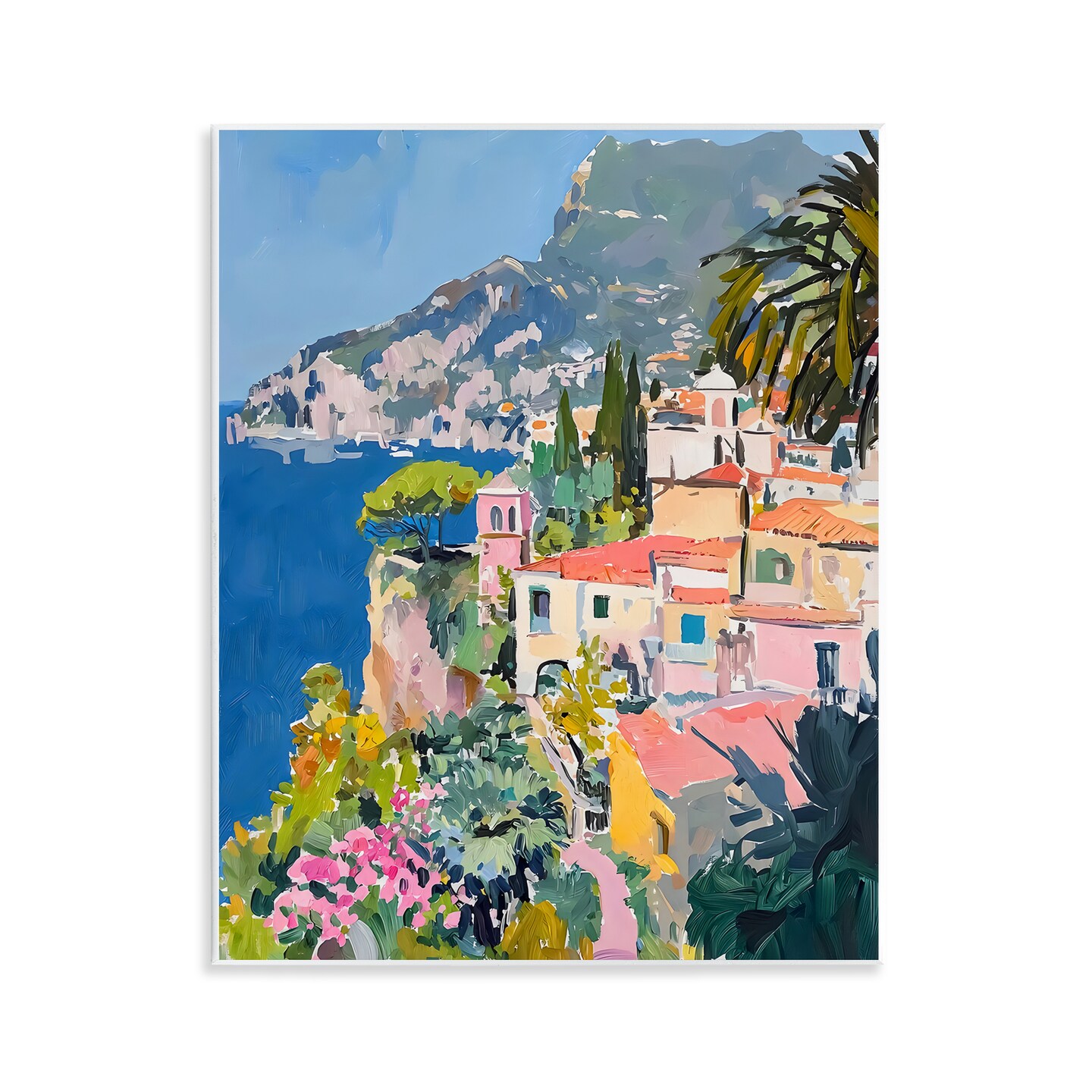 Stupell Industries Scenic Italian Coast Wall Plaque, design by Riley B