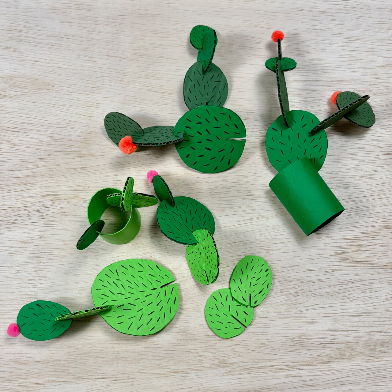 Kids Club: Adjustable Cardboard Cactus Craft