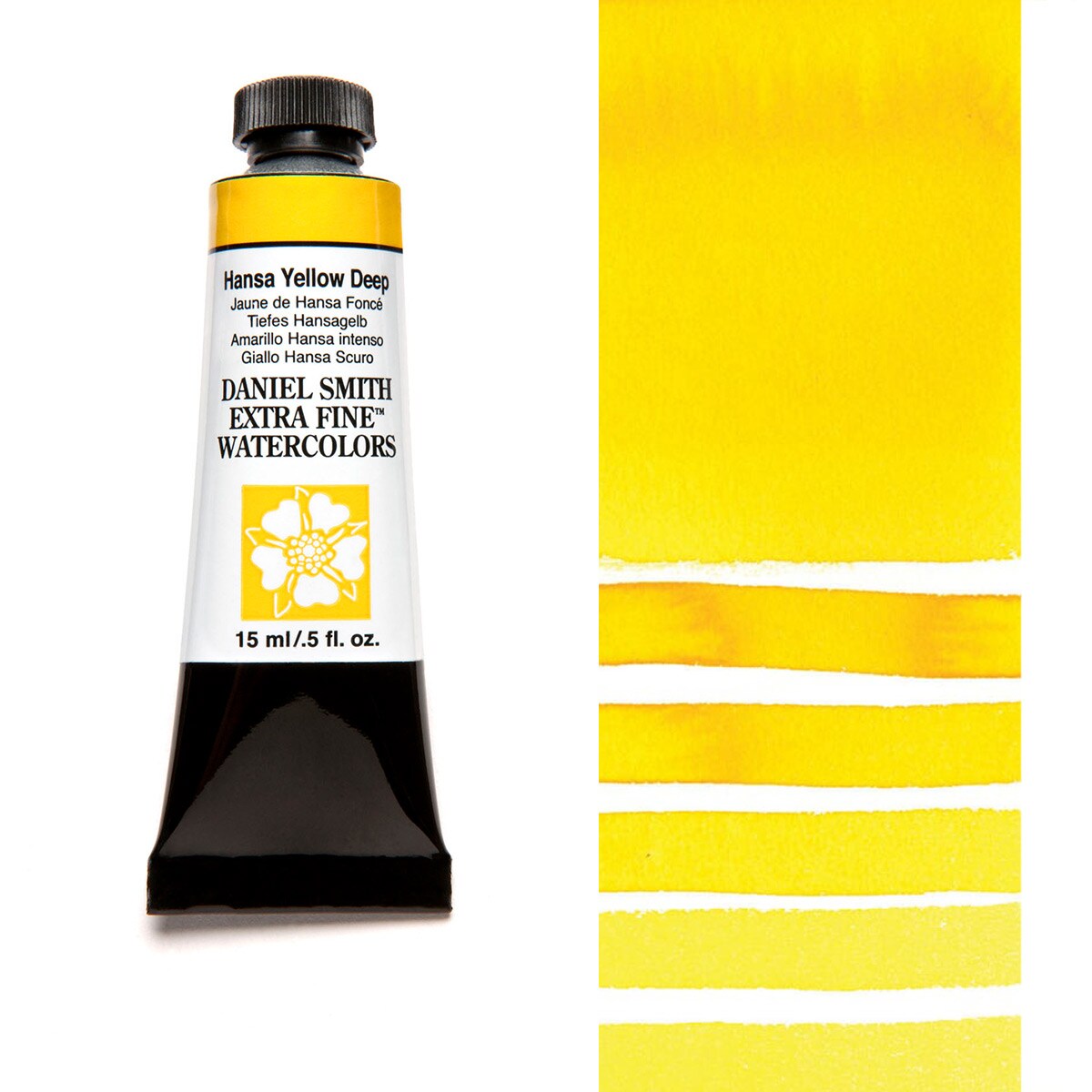 Daniel Smith Extra Fine Watercolors - Hansa Yellow Deep, 15 ml Tube