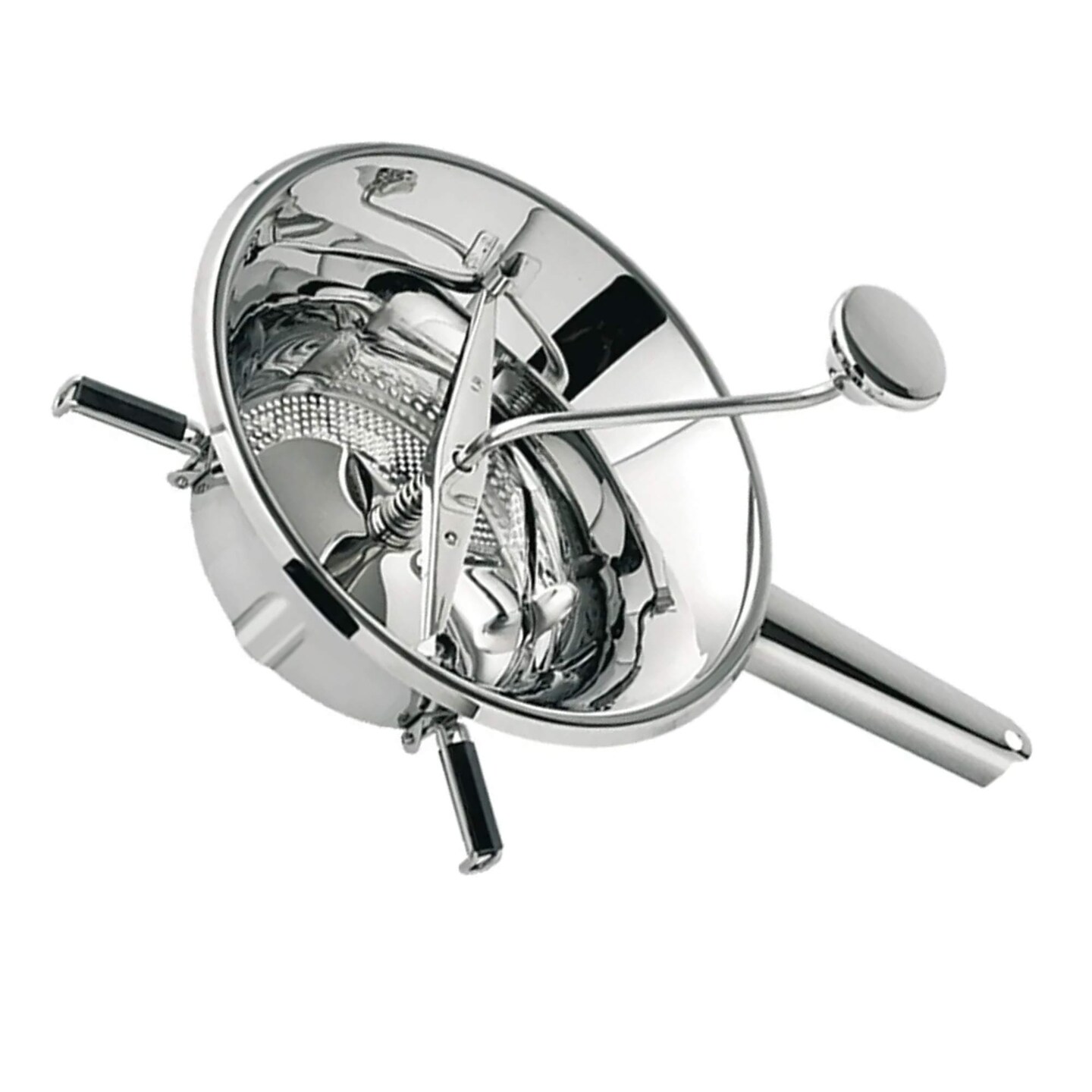 Stainless Steel Food Mill with 3 Grids 14.25&#x22; Deep