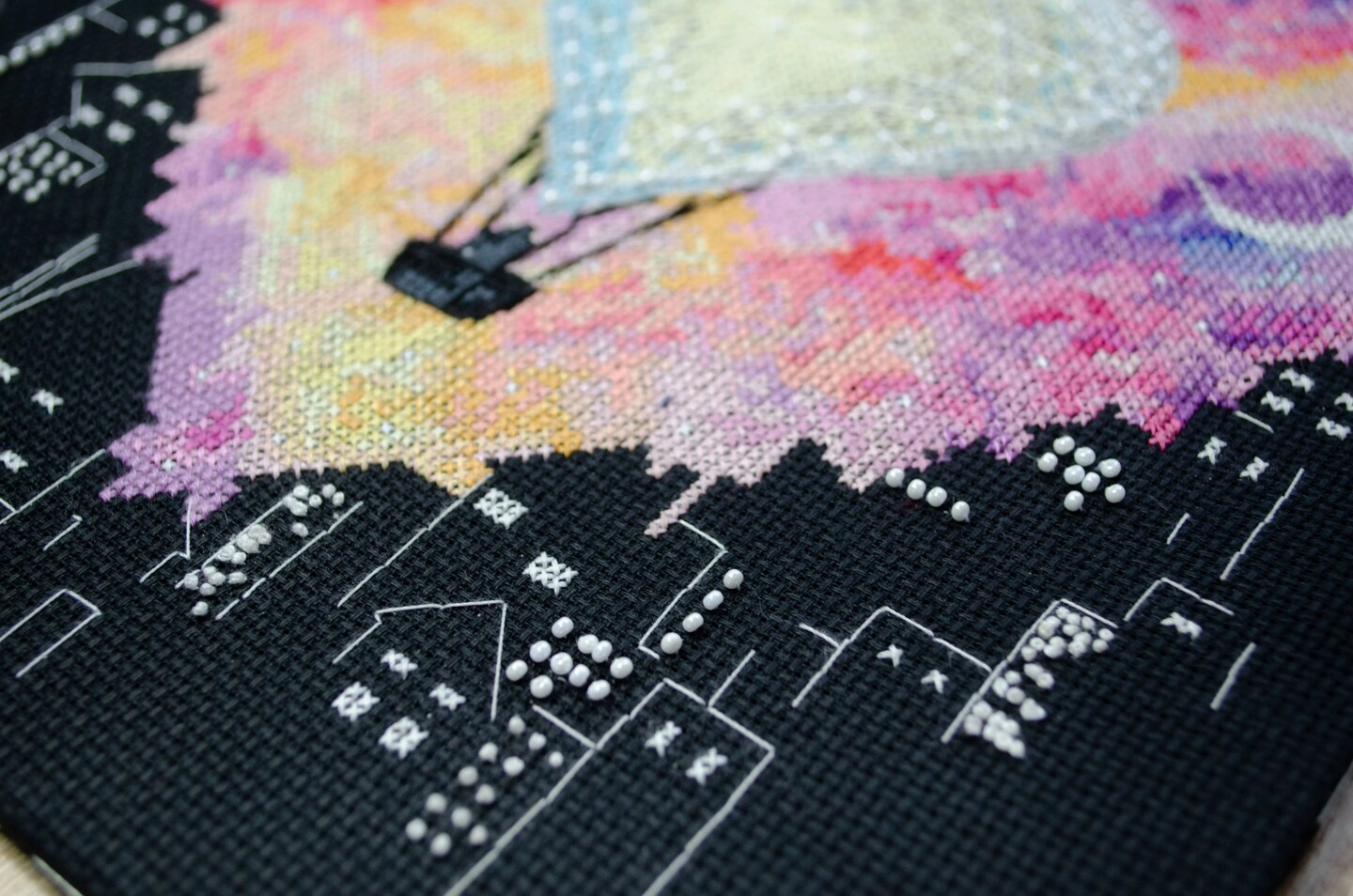 Cross-stitch kit Love in heaven