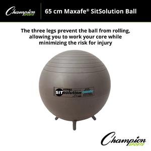 MAXAFE&#xAE; Sitsolution 65cm Ball with Stability Legs