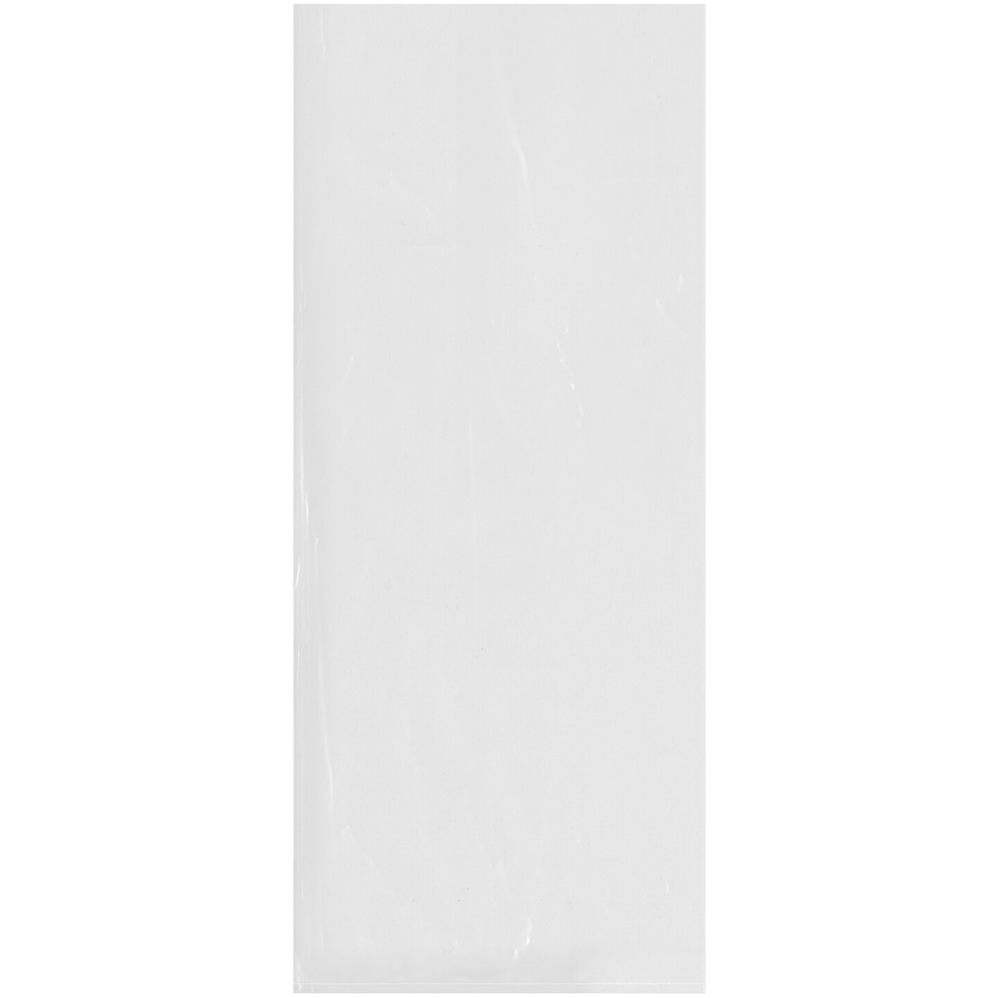 Plymor 10&#x22; x 24&#x22;, 2 Mil Flat Open Clear Plastic Poly Bags