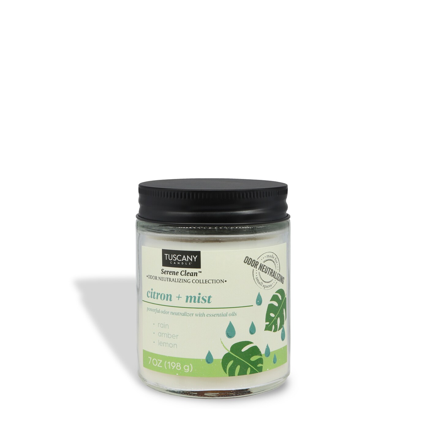 Citron + Mist Scented Odor Neutralizing Candle (7 oz) – Serene Clean Collection