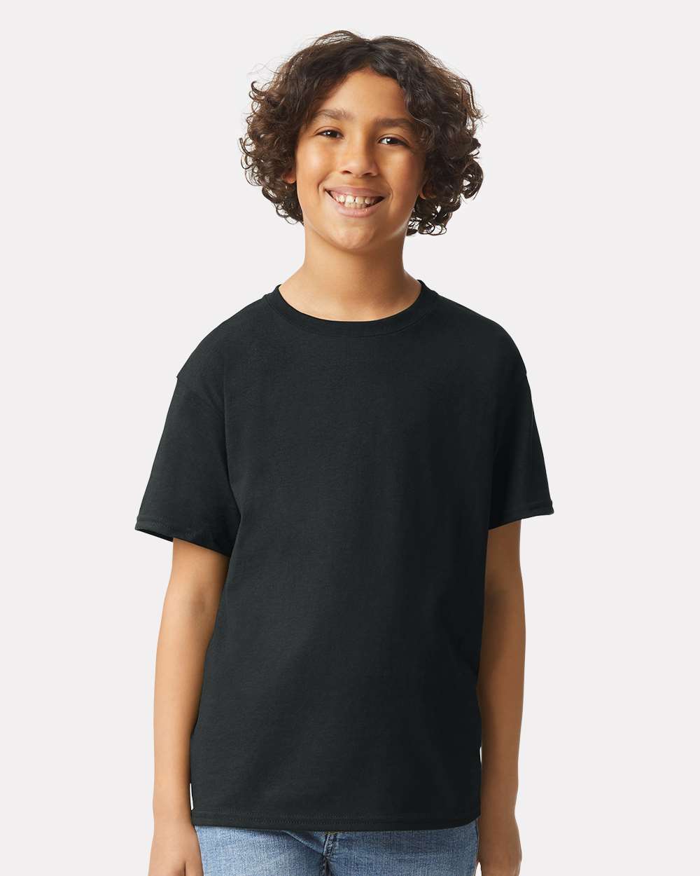 Gildan Ultra Cotton Classic Fit Youth Crewneck Short Sleeve T-Shirt For Kids Everyday Wear