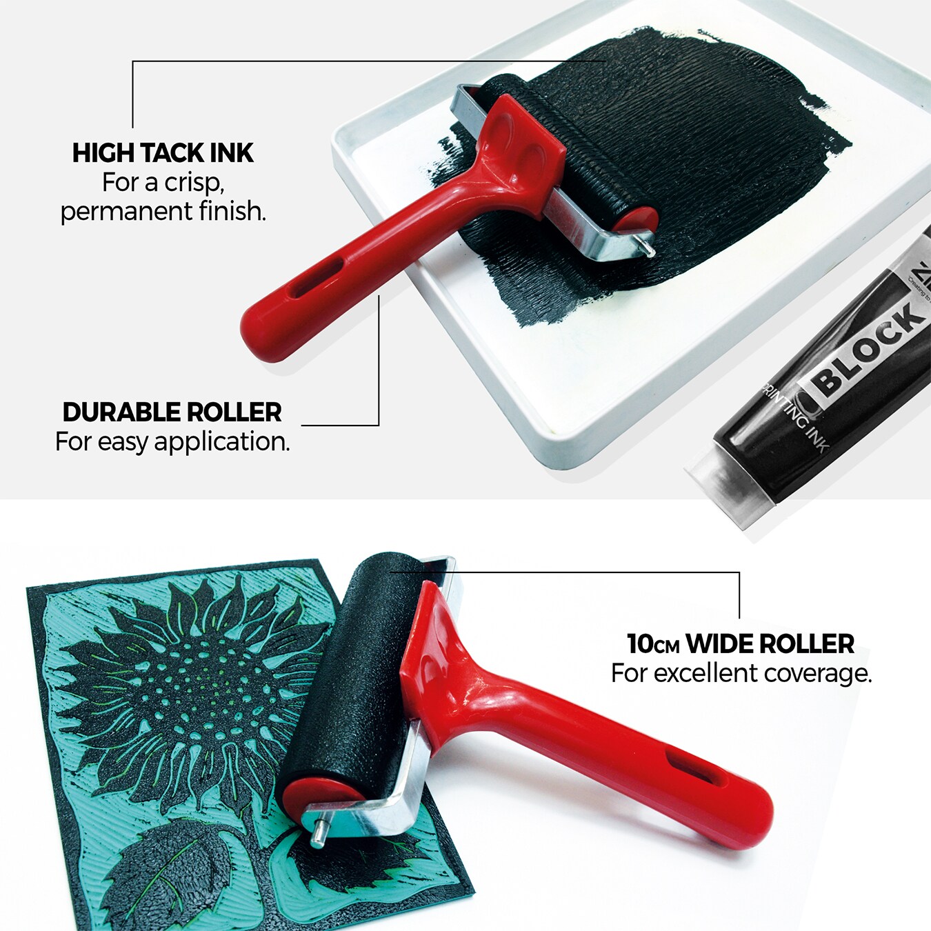 Zieler® Complete Lino Cutting & Printing Kit (30 pcs set)