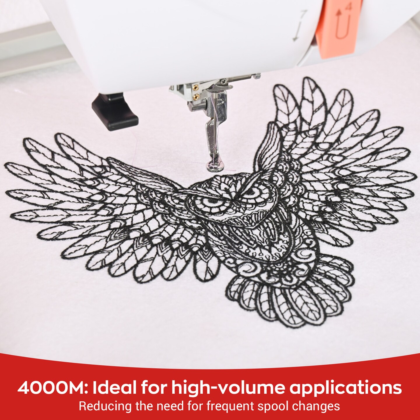 Richword Selected Embroidery Machine Thread 15/40/60/100 Colors 40WT (108D/2) Polyester Thread Kit Each Spool 4000M (4374Y) Suitable for Embroidery Machines