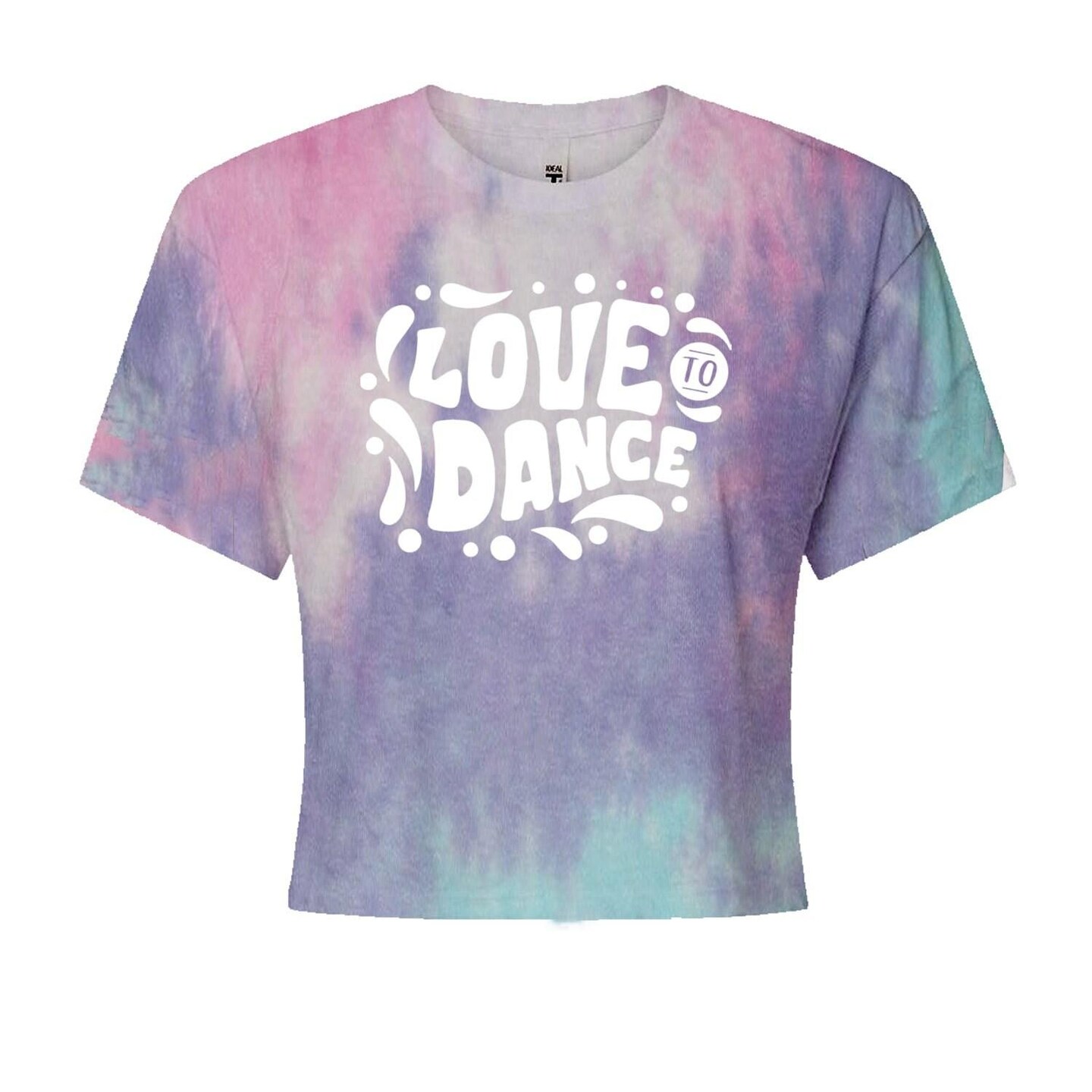 Love To Dance Cropped T-Shirt 1522-Z | MakerPlace by Michaels