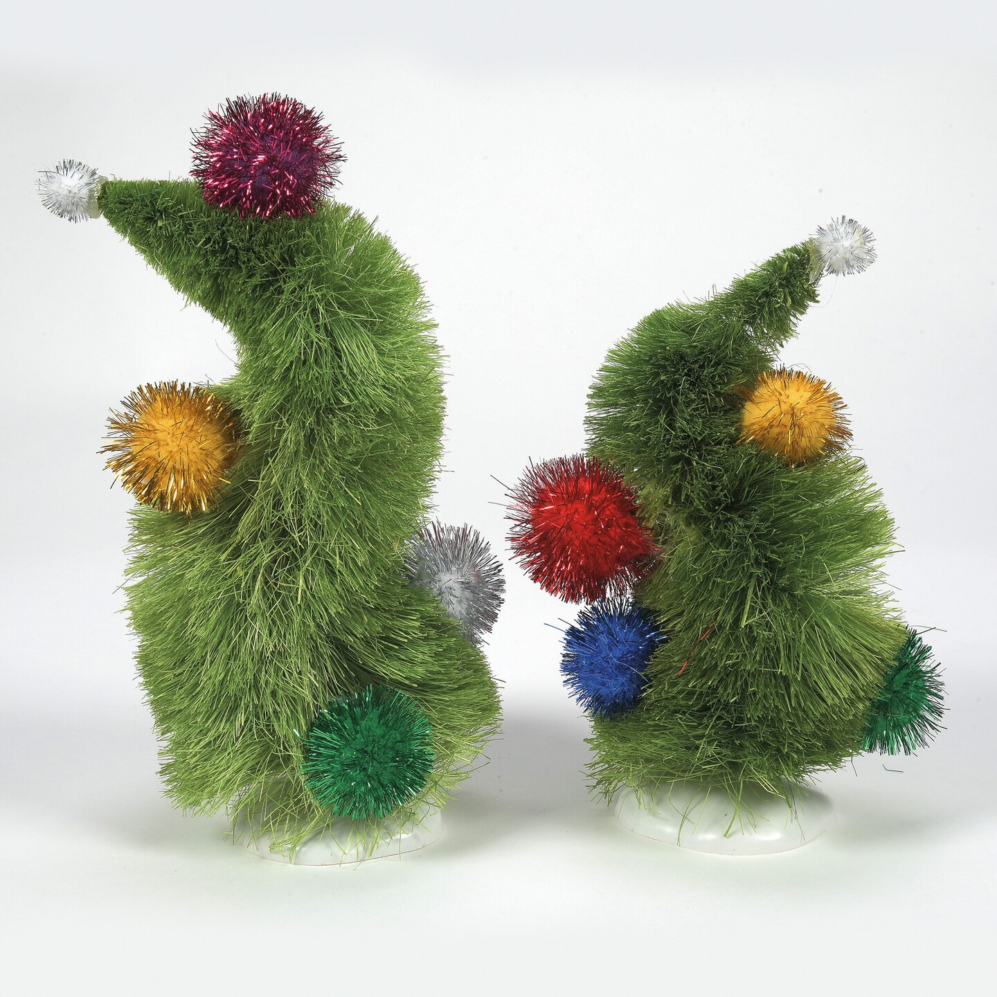 Department 56 Grinch Village Wonky Trees Decorative Accessory Set, 2 Pieces