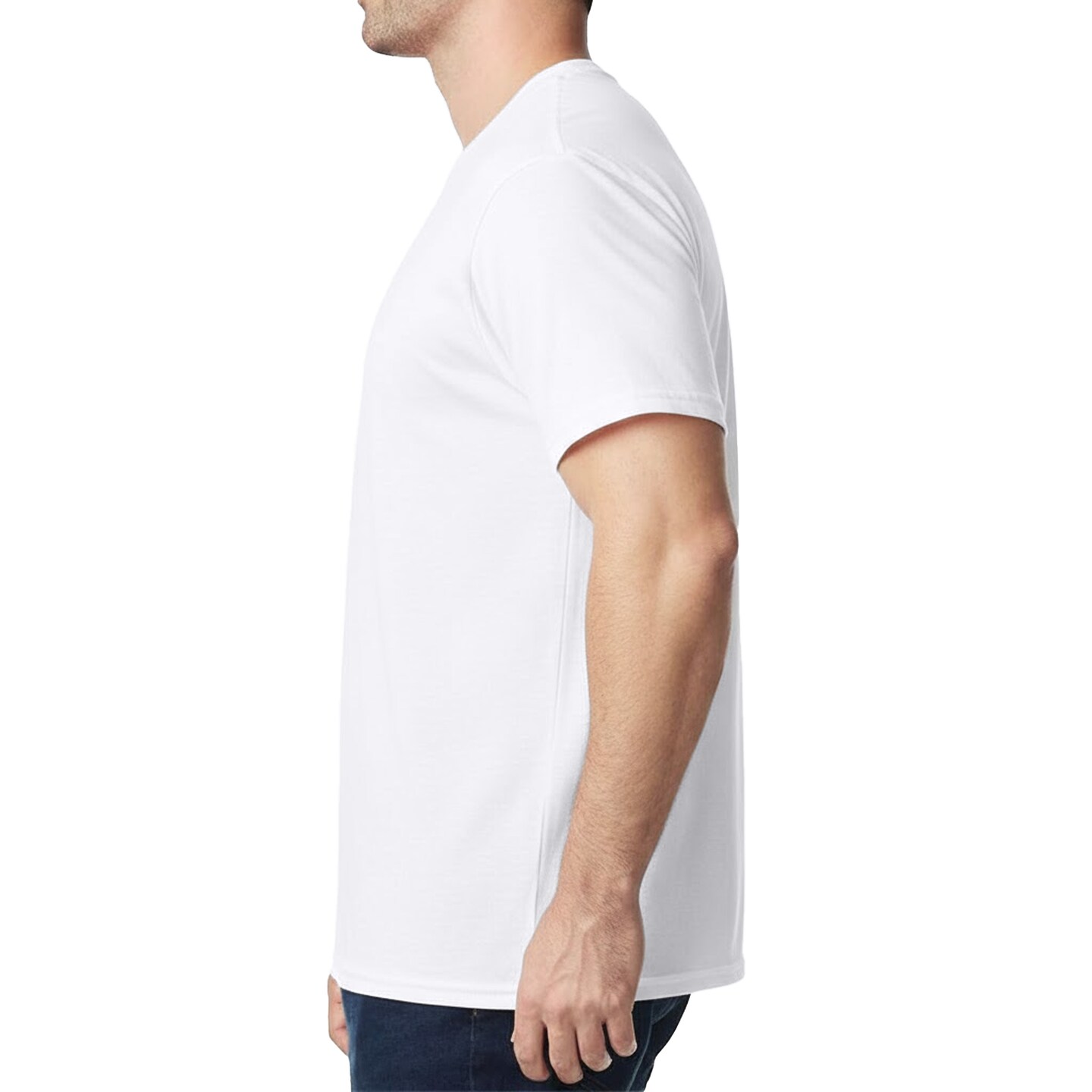 Gildan Unisex Heavy Cotton T-Shirt, Soft Cotton Craft & Print Ready Tee, Pack of 4