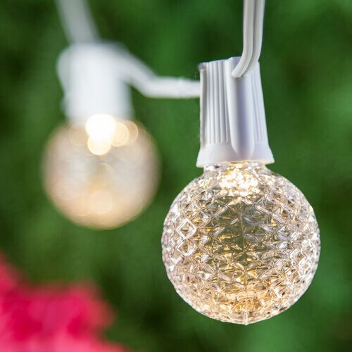 Perfect Holiday 10 LED BULB LIGHTS SET W/XMAS REFLECTOR, INDOOR, 30CM LEAD WIRE, 15CM BULB SPACING