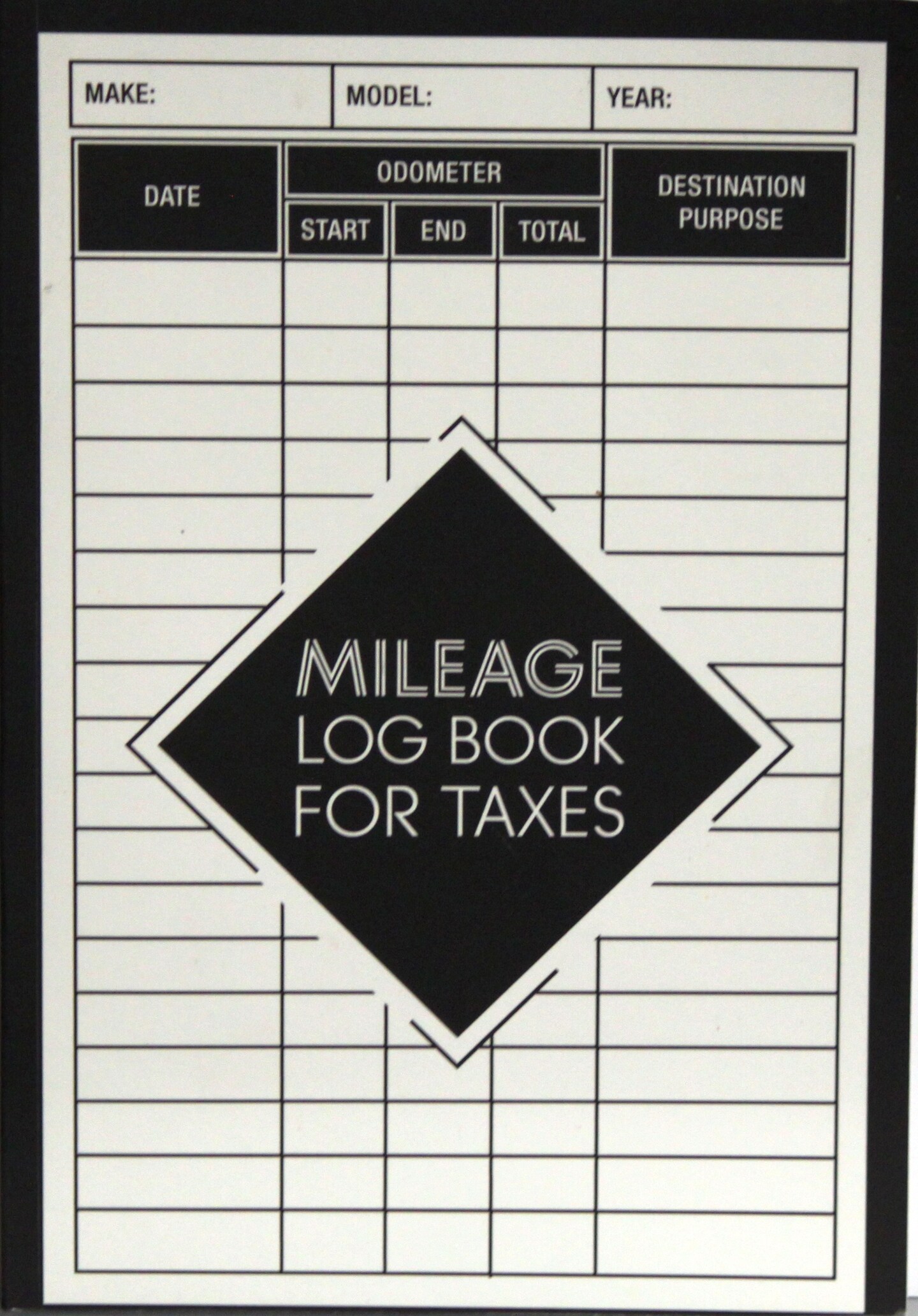 Mileage Log Book For Taxes