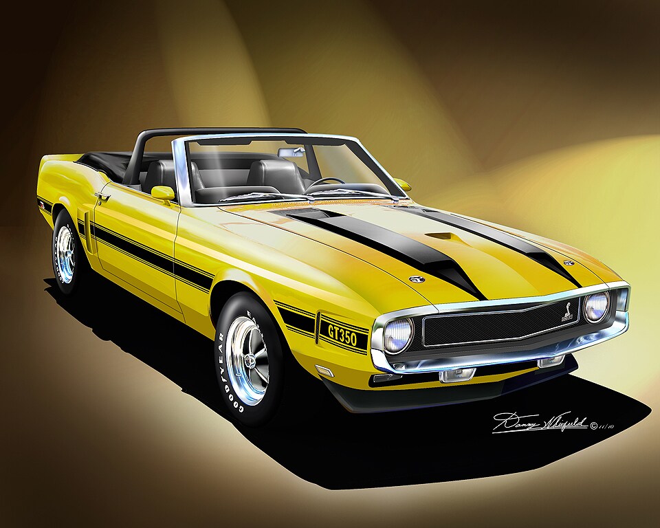 Mustang Shelby Art Prints By Danny outlet Whitfield | 2015-2016 | Ford Mustang Shelby Comes in 9 different exterior color