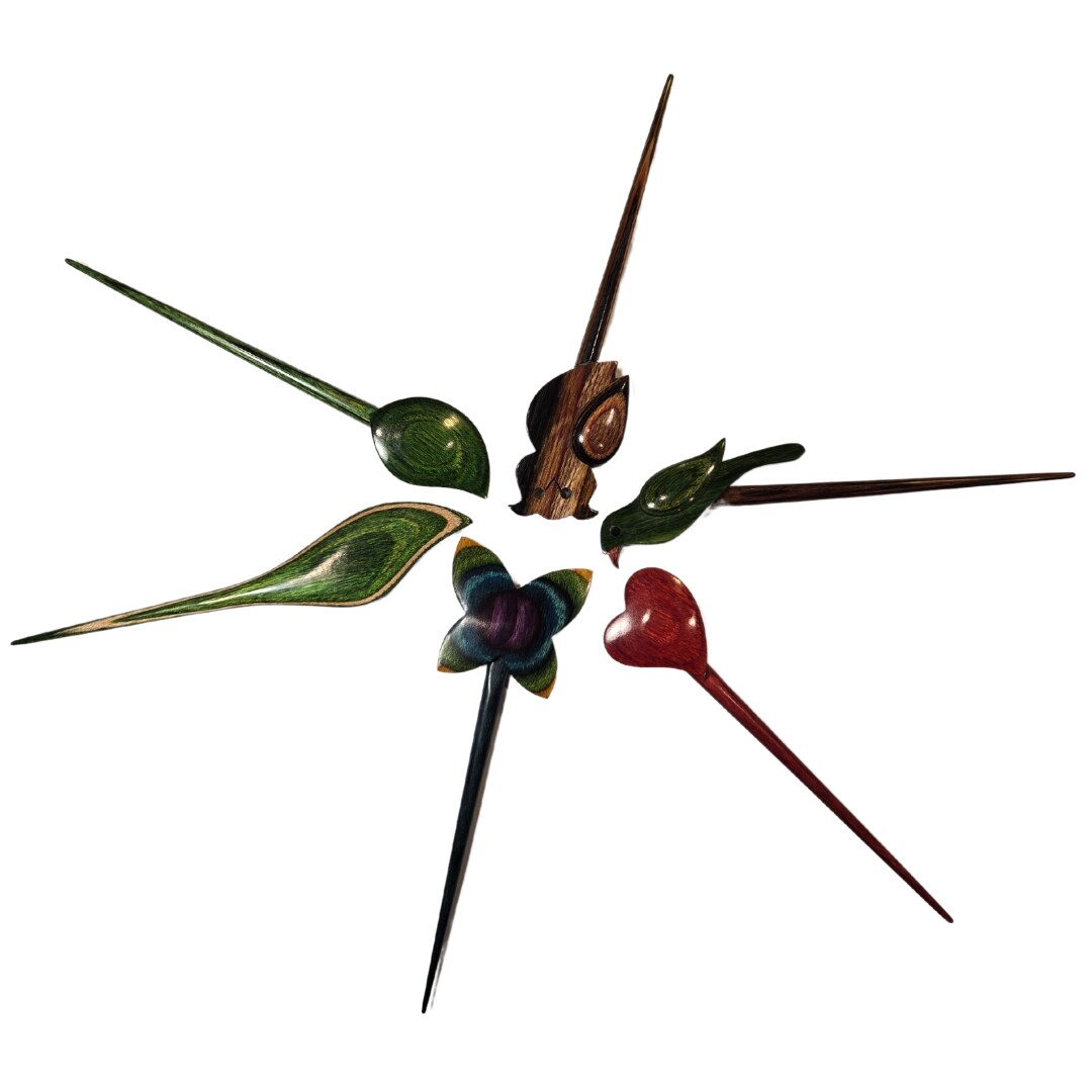 My Two Ladies | Shawl Pin Set | 6 Pieces | w/custom case