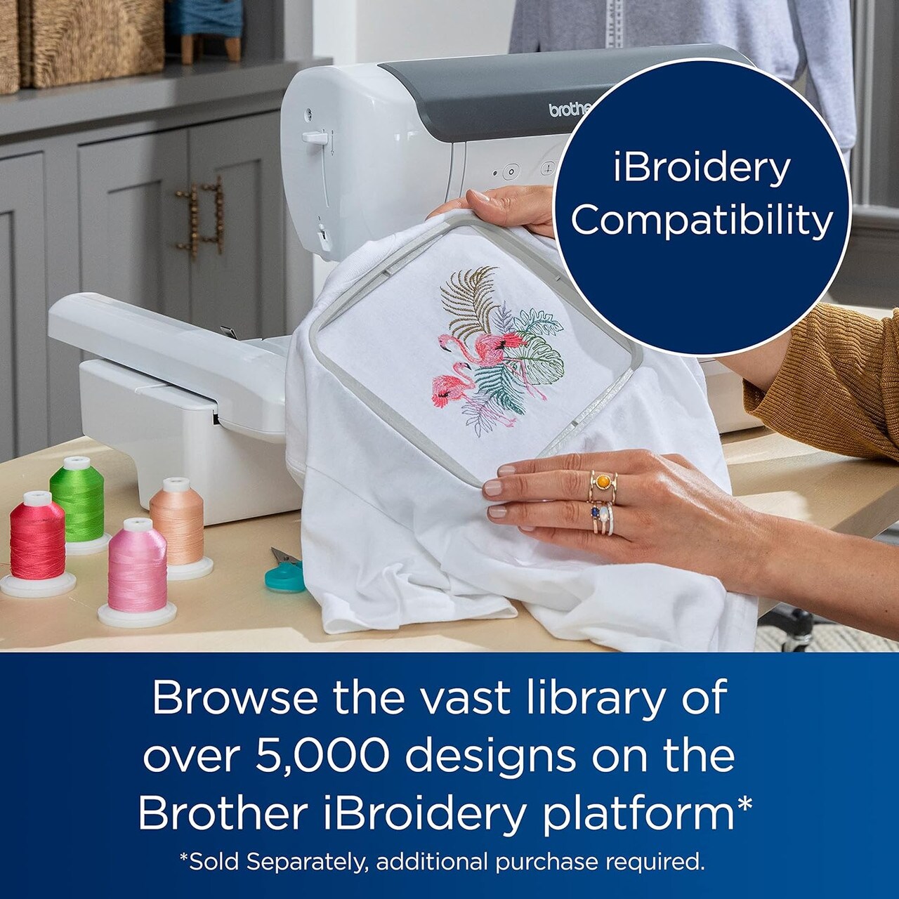 Brother SE2000 Computerized Sewing + Embroidery Machine w/ Built-In WiFi